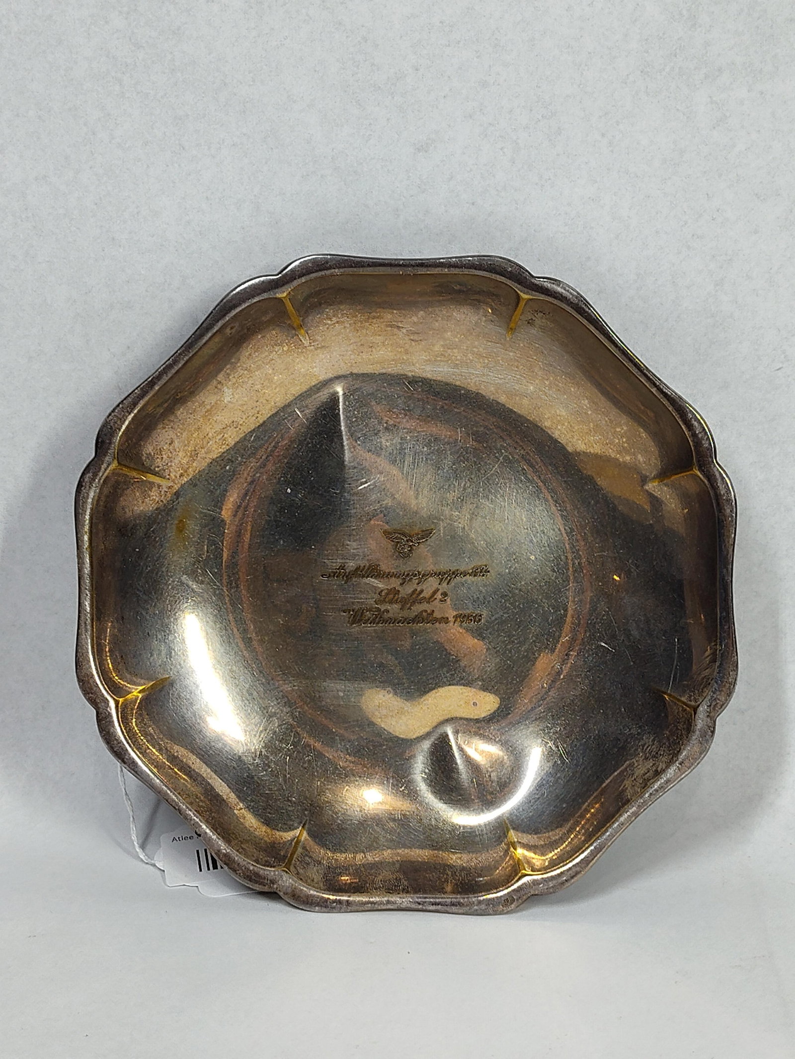 1936 Luftwaffe Silver-Plated Dish 114 - 2