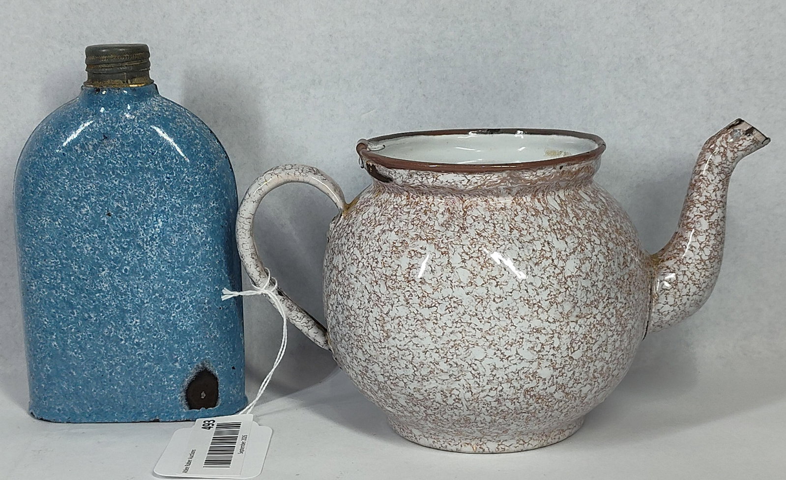 9 Assorted Graniteware Pieces - 7
