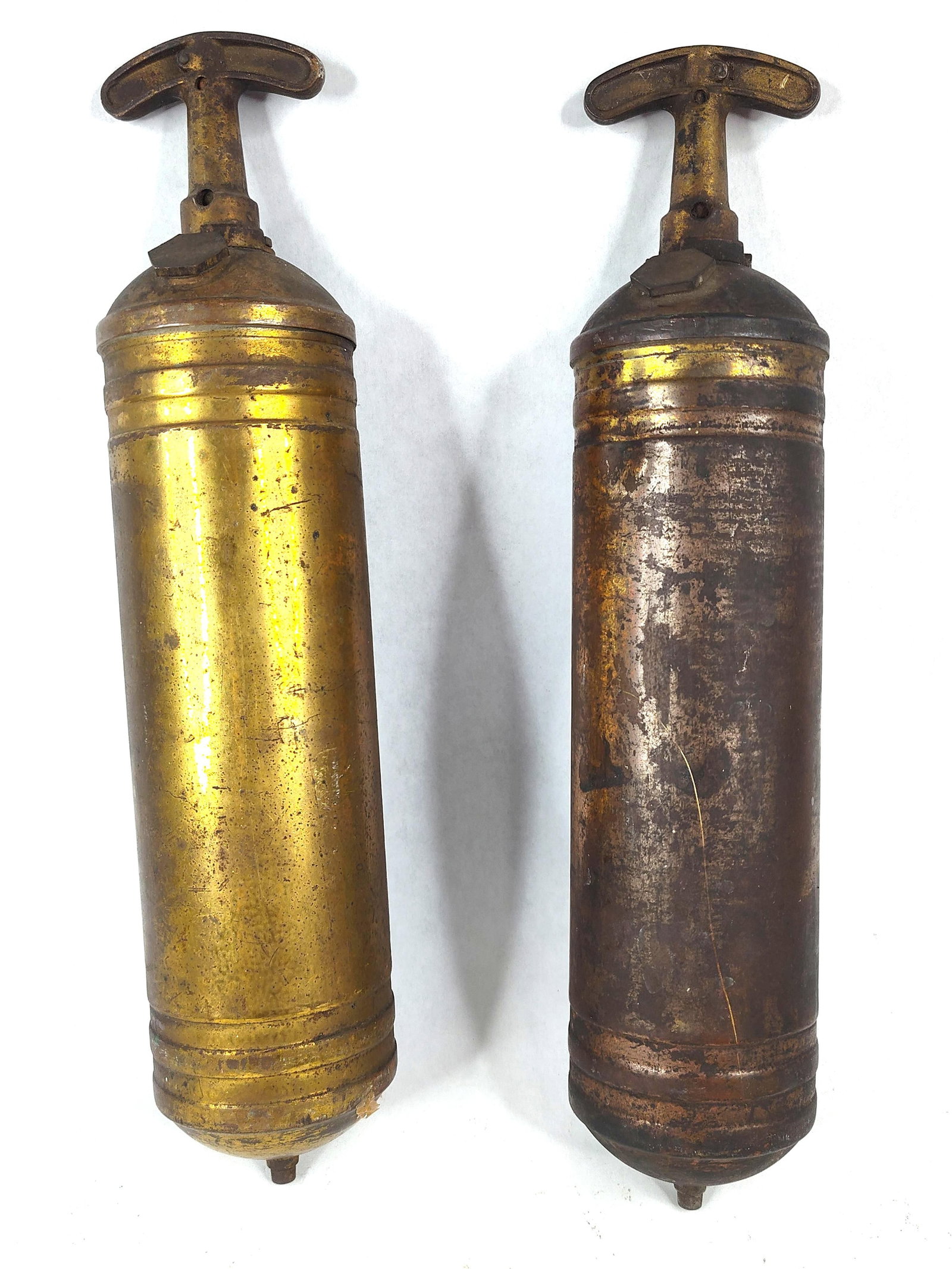 Pair Pyrene Hand Pump Extinguishers - 4