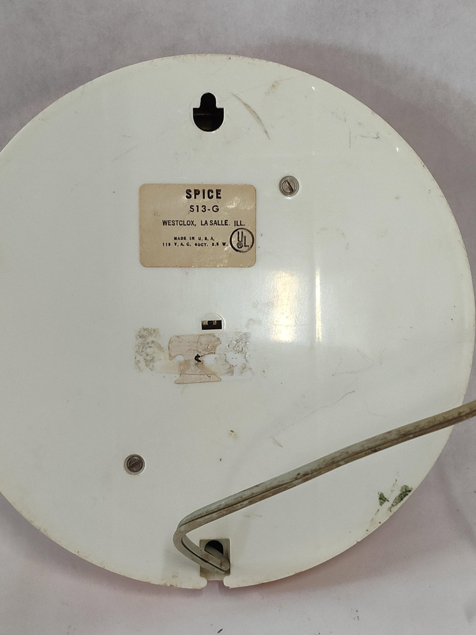 Westclox Spice Copper-Toned Wall Clock - 3