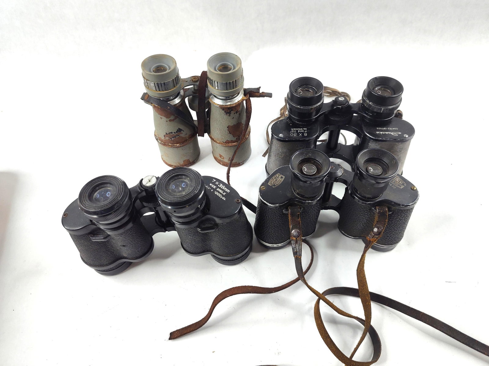 Set 4 Vtg Binoculars & Field Glasses (1 of 14)