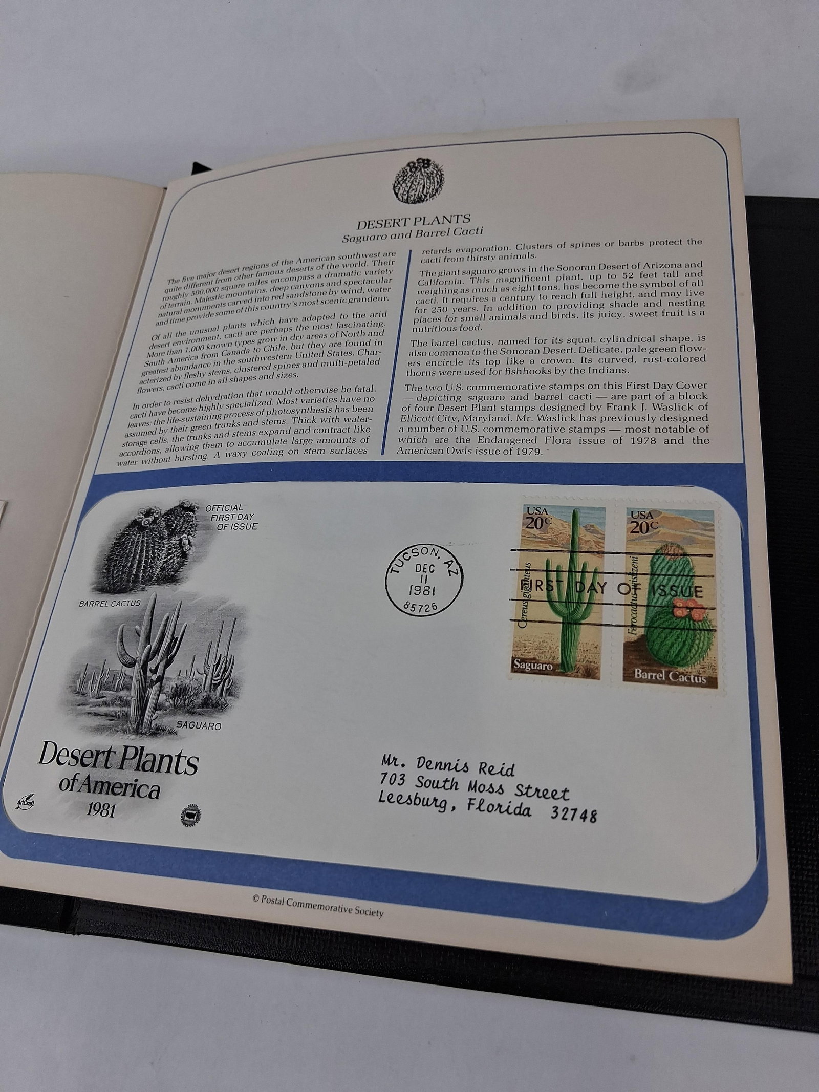 Postal Commemorative Soc. U.S. Covers - 7
