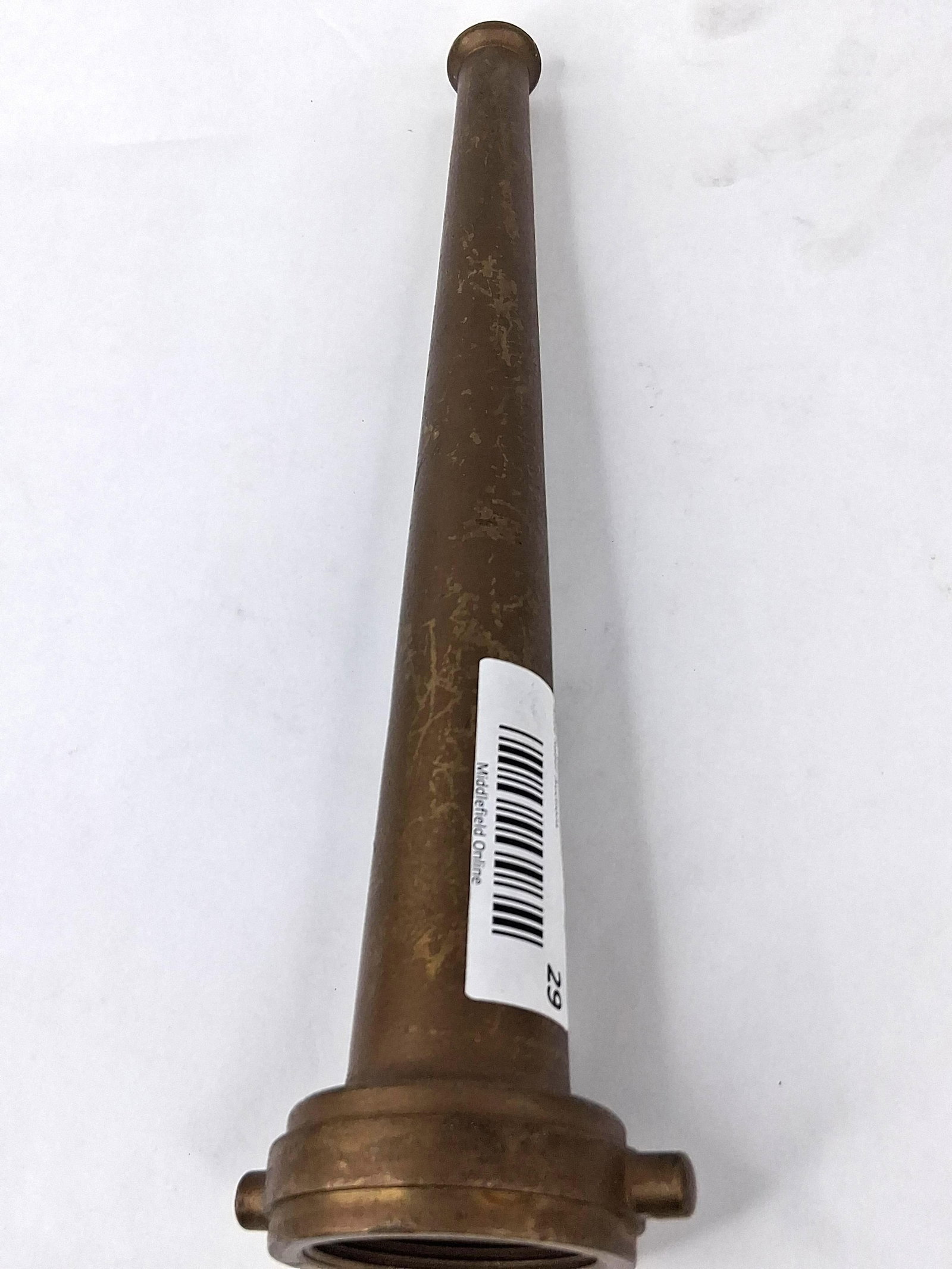 Brass Smooth Bore Fire Hose Nozzle - 2
