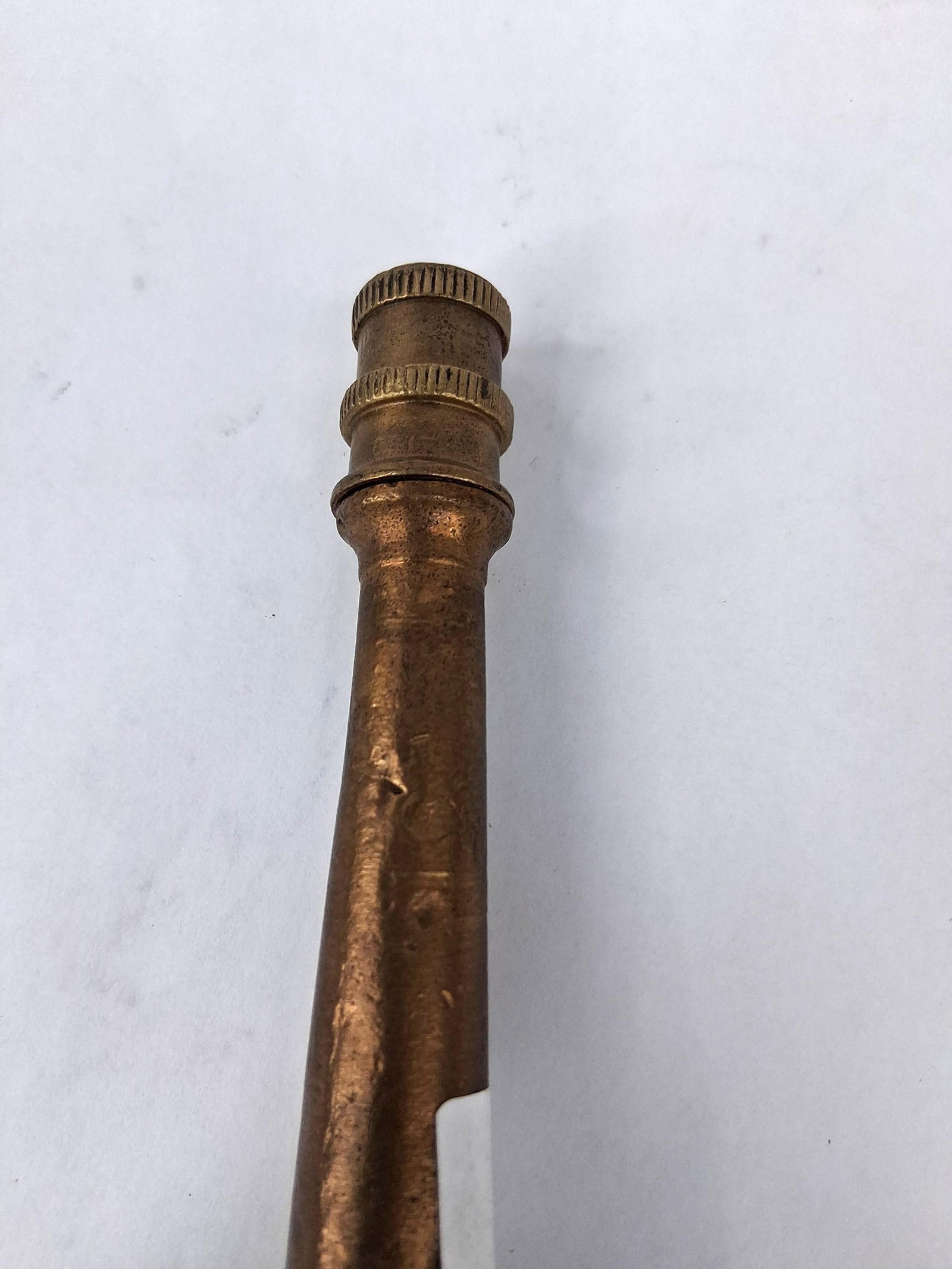 Vtg Solid Brass Garden Hose Nozzle - 3