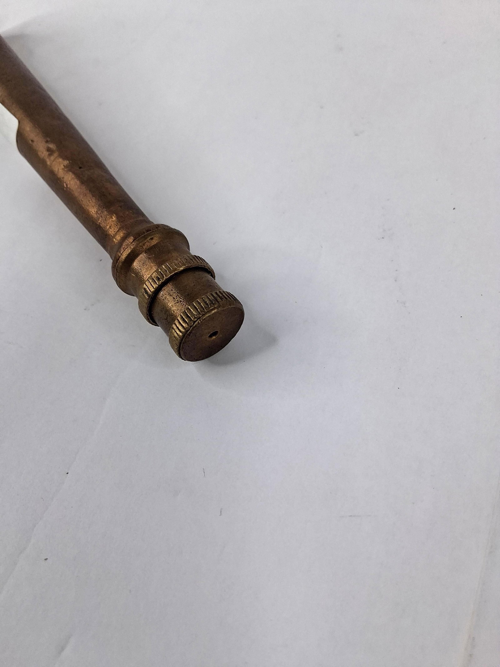 Vtg Solid Brass Garden Hose Nozzle - 5