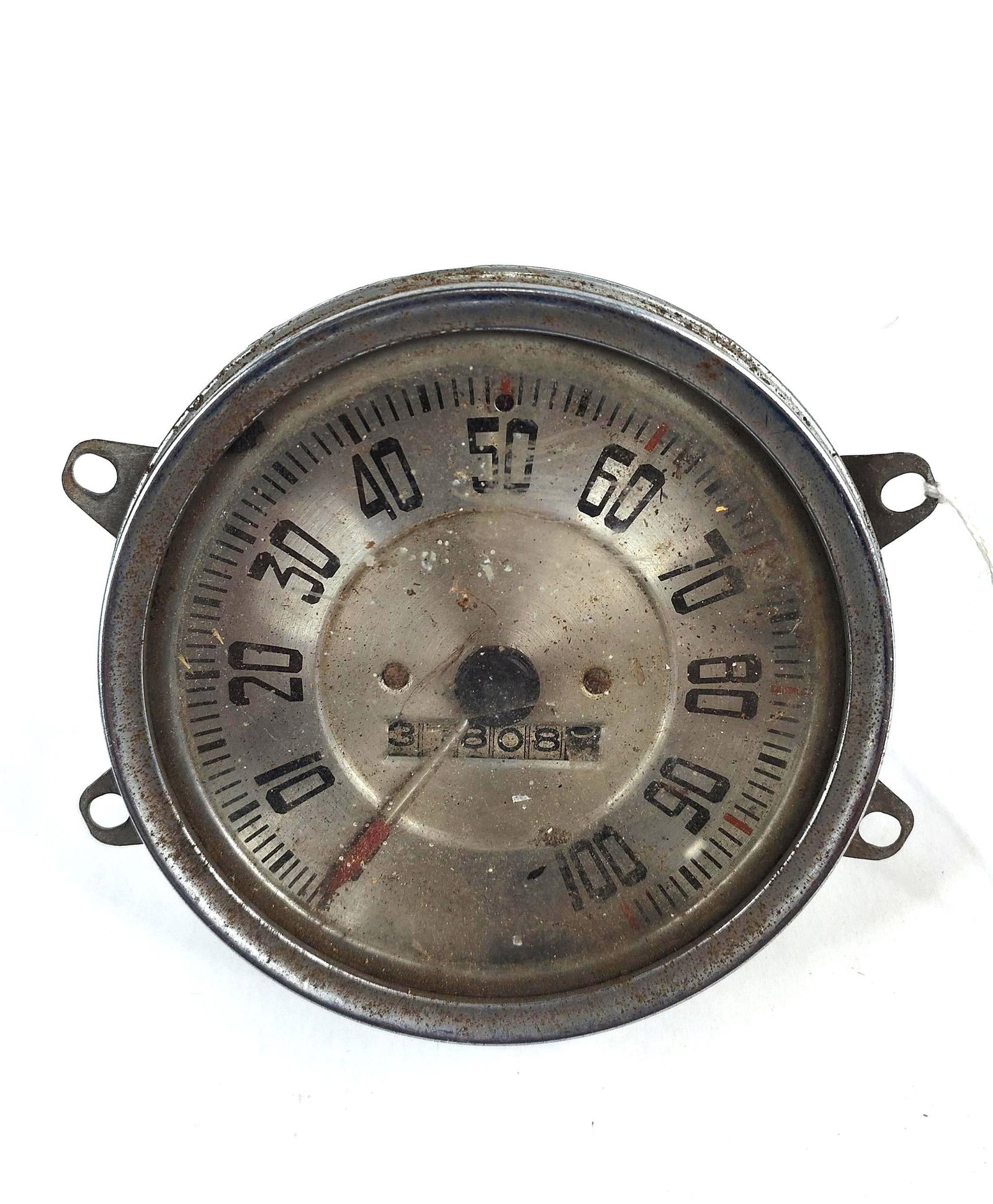 Vtg 1930s General Motors AC Speedometer: This is a automotive speedometer manufactured for General Motors Corporation, consistent with instrumentation found on 1930s Chevrolet Standard and GMC truck models. The instrument features a