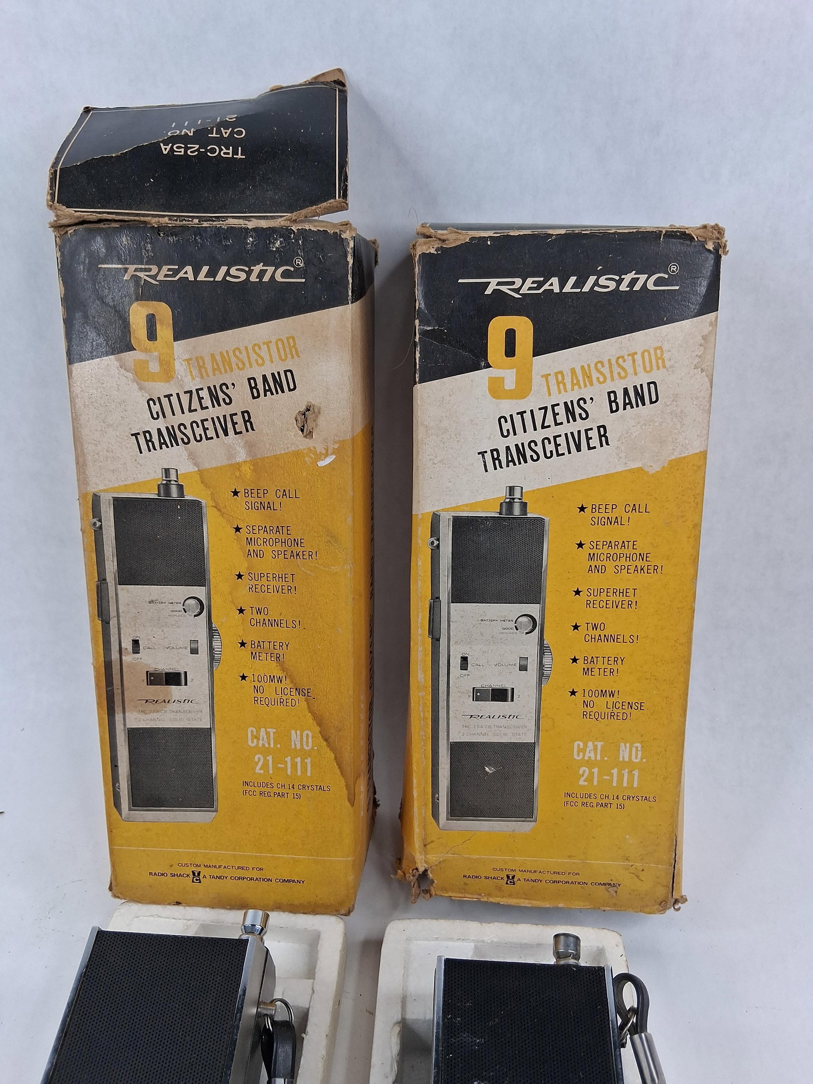Realistic TRC-25A Transceivers w/ Boxes - 3