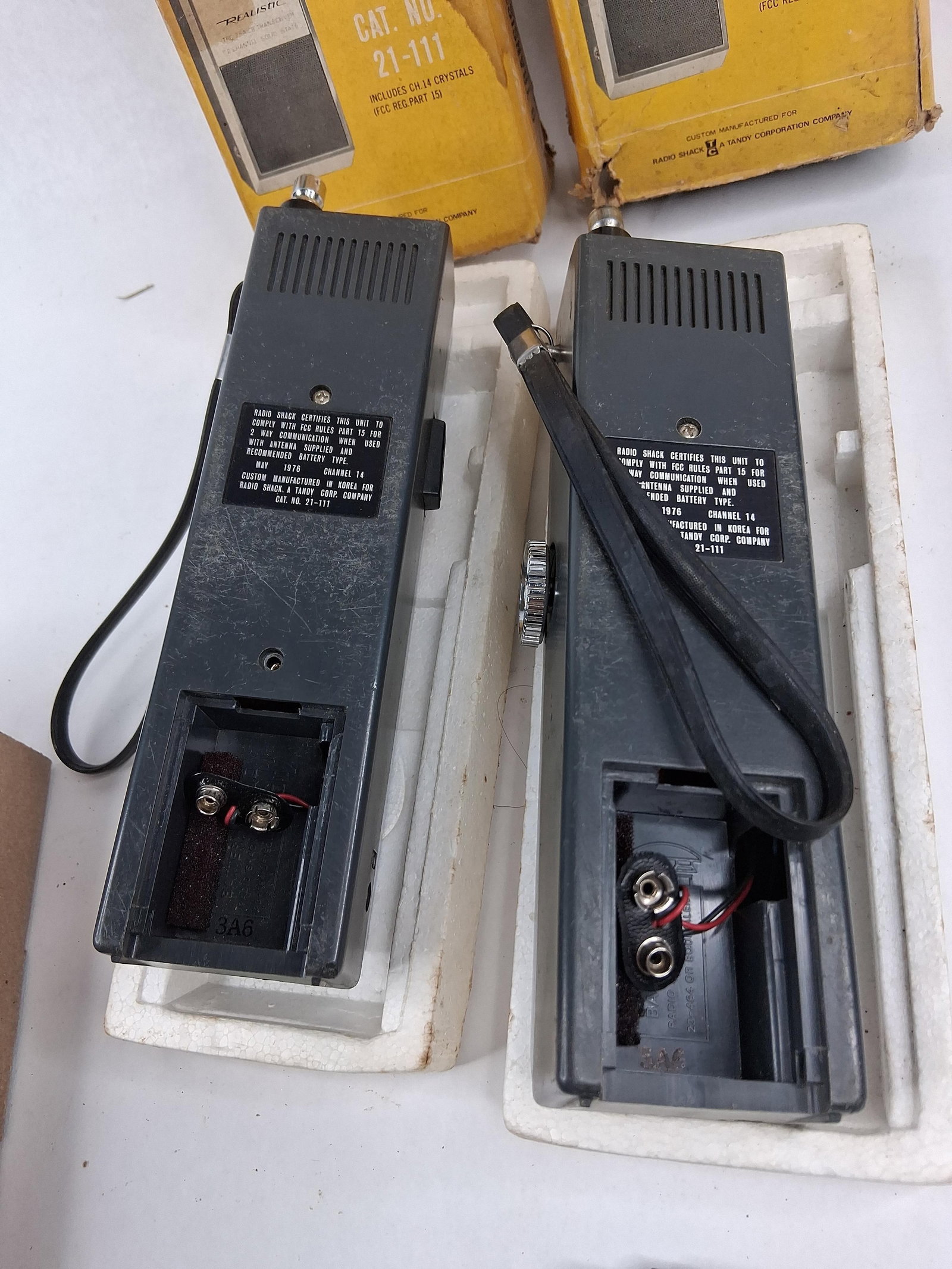 Realistic TRC-25A Transceivers w/ Boxes - 4