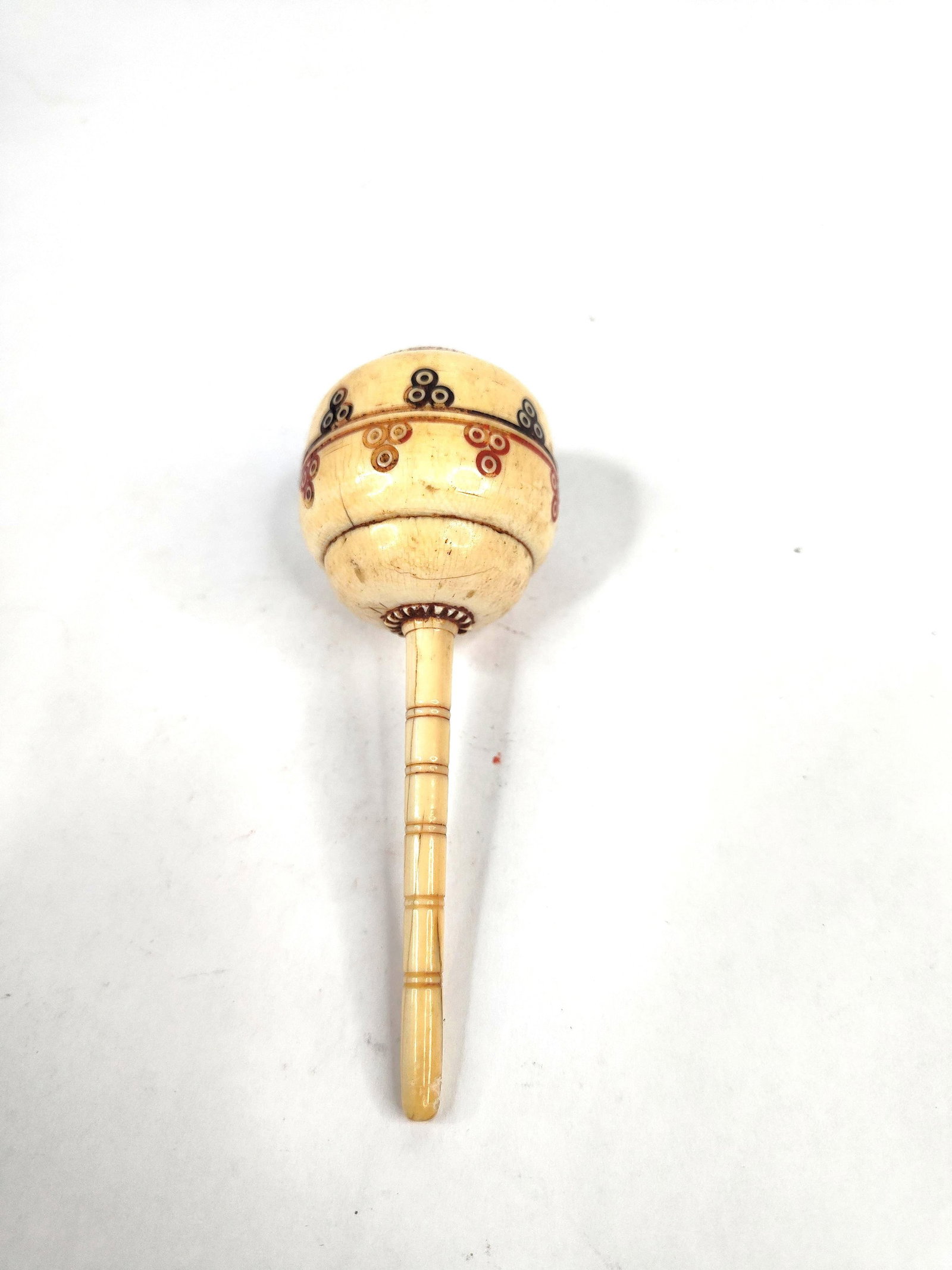 African Bone Rattle w/ Dot-in-Circle (1 of 4)