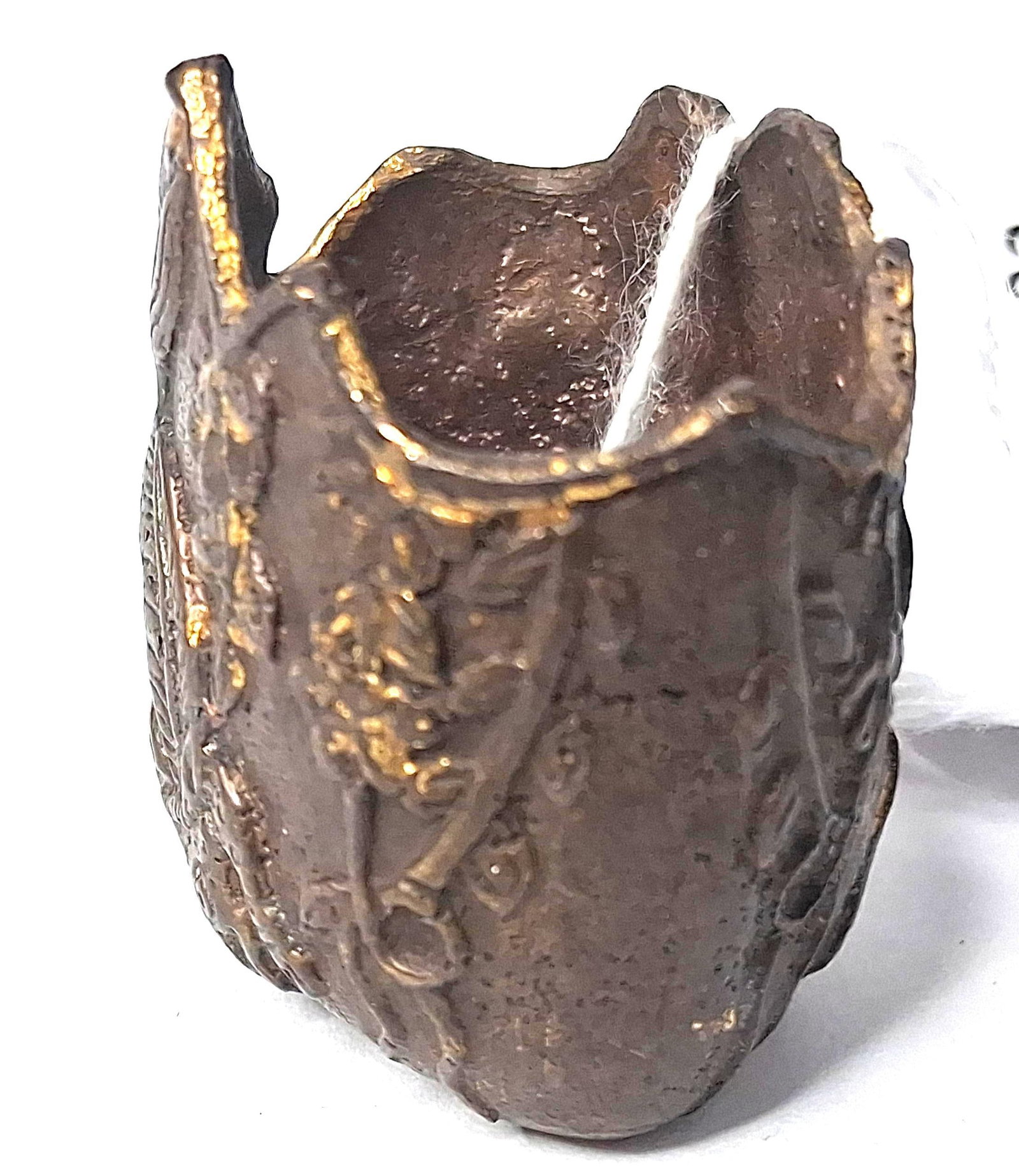 Chinese Parcel-Gilt Dragon Fitting - 4