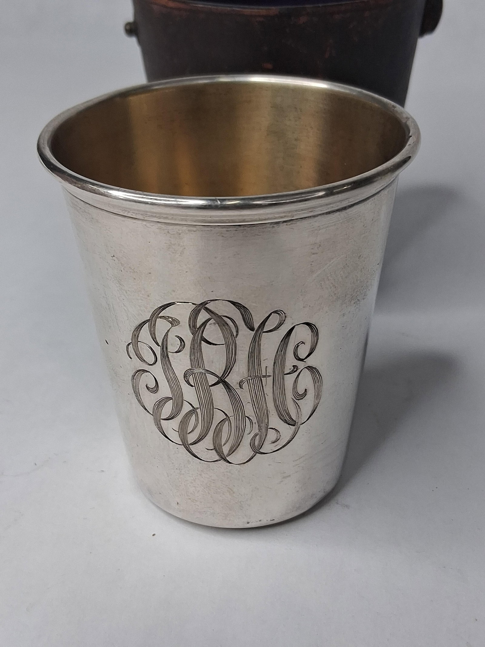 Gorham Str. Traveling Beaker w/ Case - 5