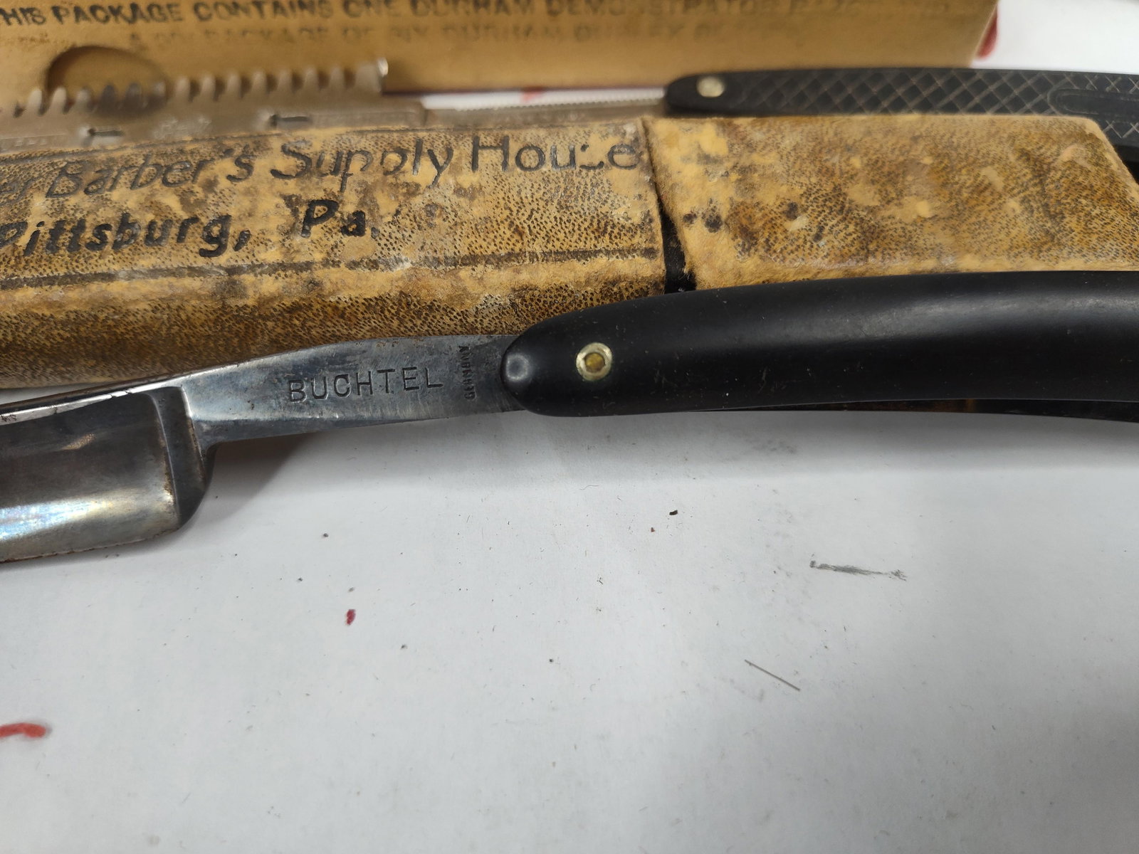 Buchtel Straight & Durham Duplex Razors - 2