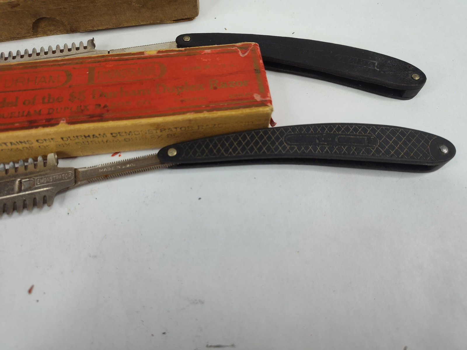 Buchtel Straight & Durham Duplex Razors - 6