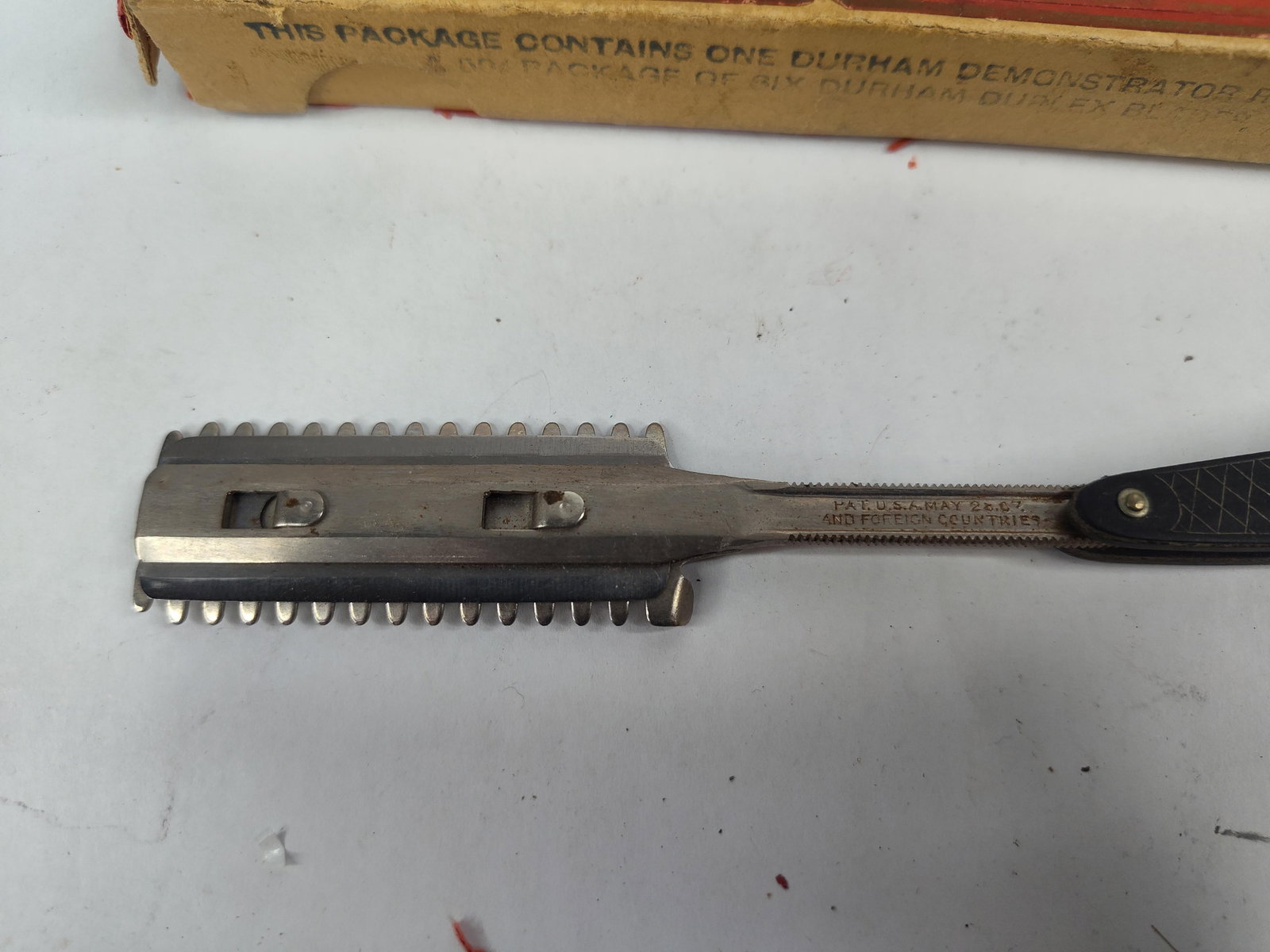 Buchtel Straight & Durham Duplex Razors - 7