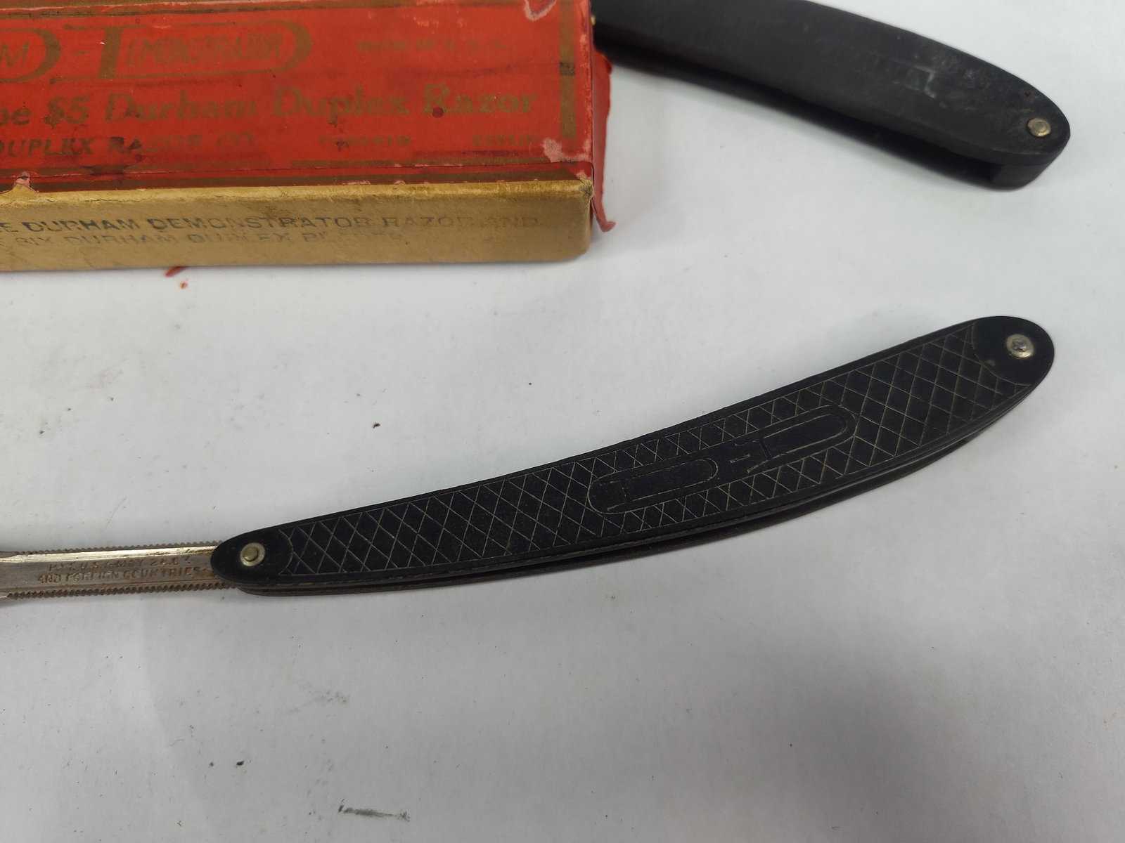 Buchtel Straight & Durham Duplex Razors - 8