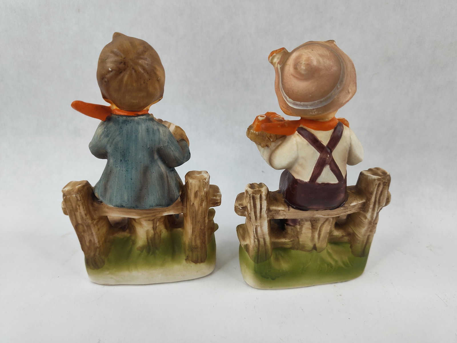Pair Norleans Ceramic Boy Figurines - 4