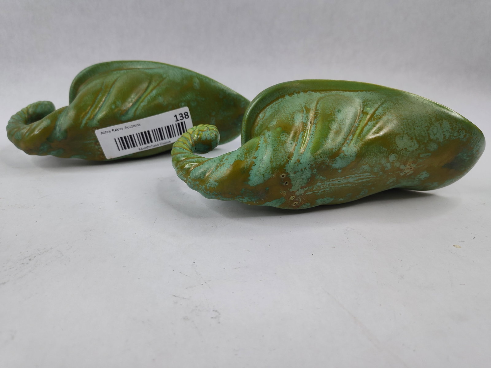 Pair Royal Haeger Cornucopia Holders - 5