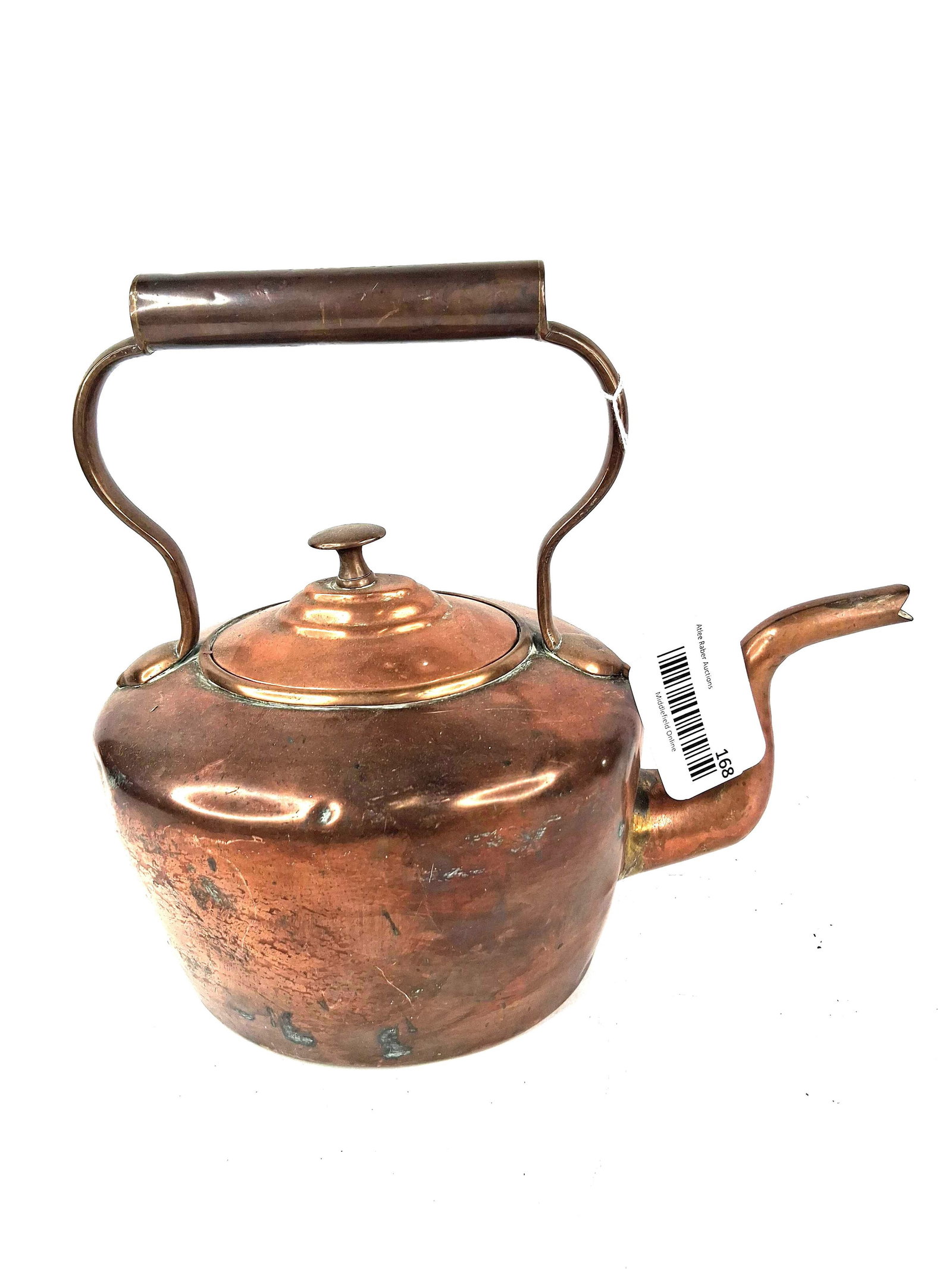 English Copper Tea Kettle, 19th C (1 of 6)