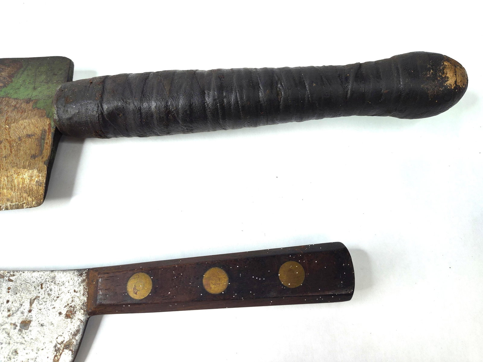 Two Butcher's Meat Cleavers - 4
