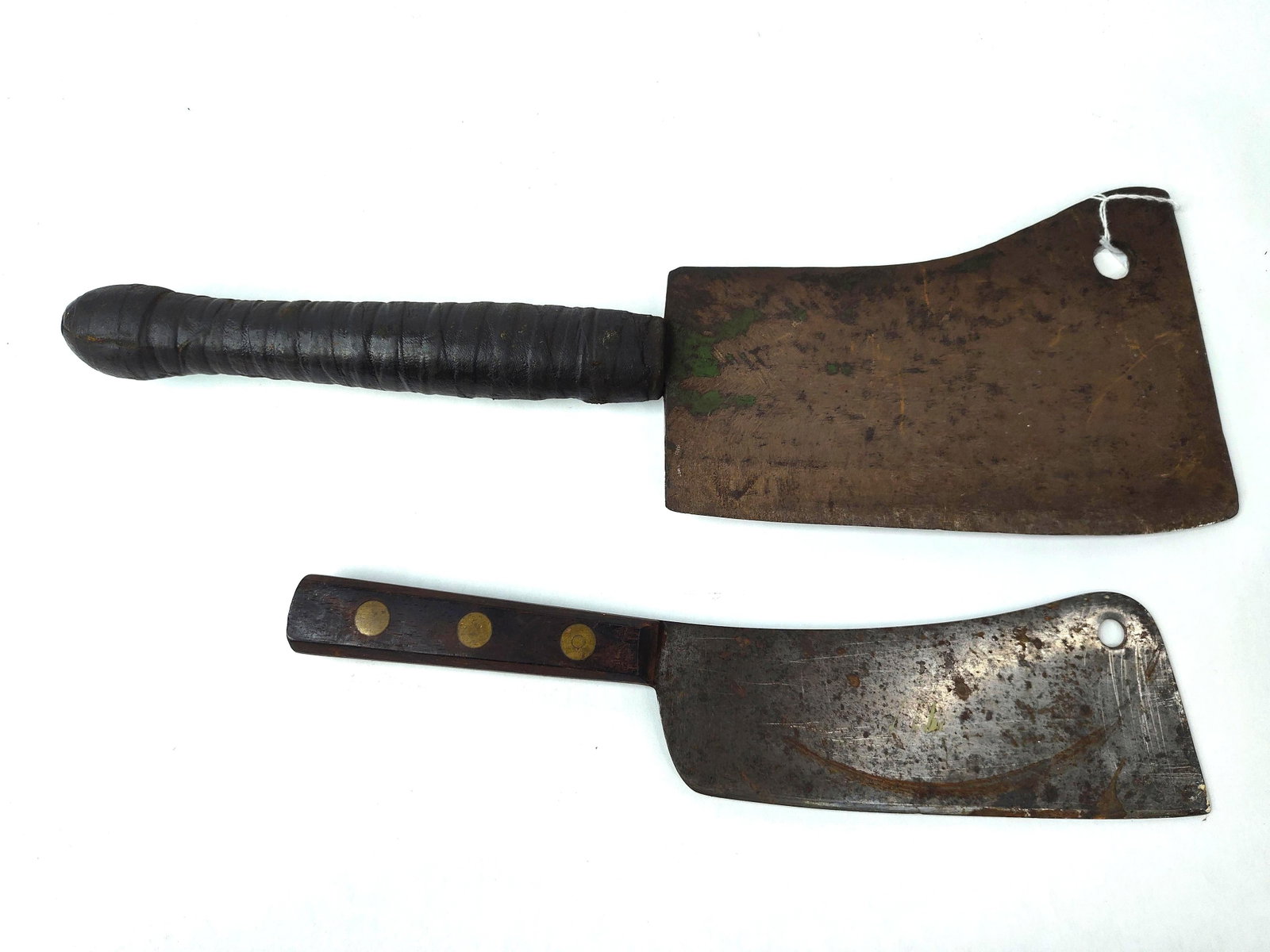 Two Butcher's Meat Cleavers - 5