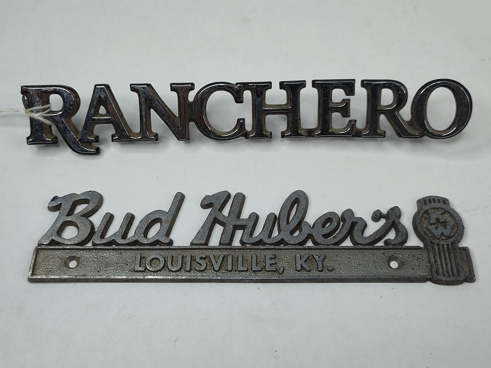 Ford Ranchero & Kenworth Dealer Emblems (1 of 2)