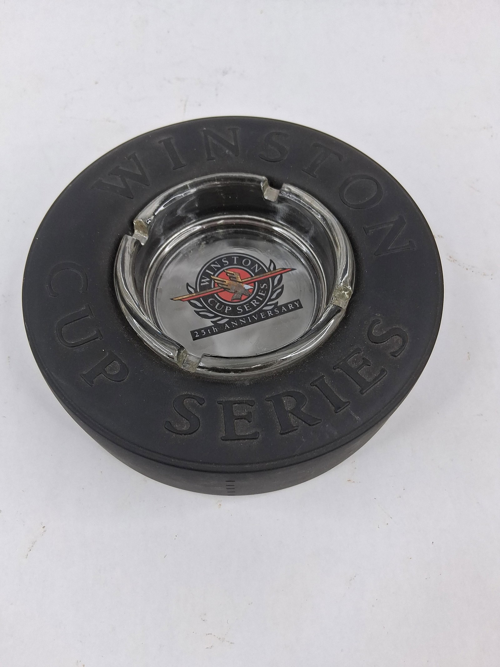 Winston Cup 25th Tire Glass Ashtray (1 of 4)