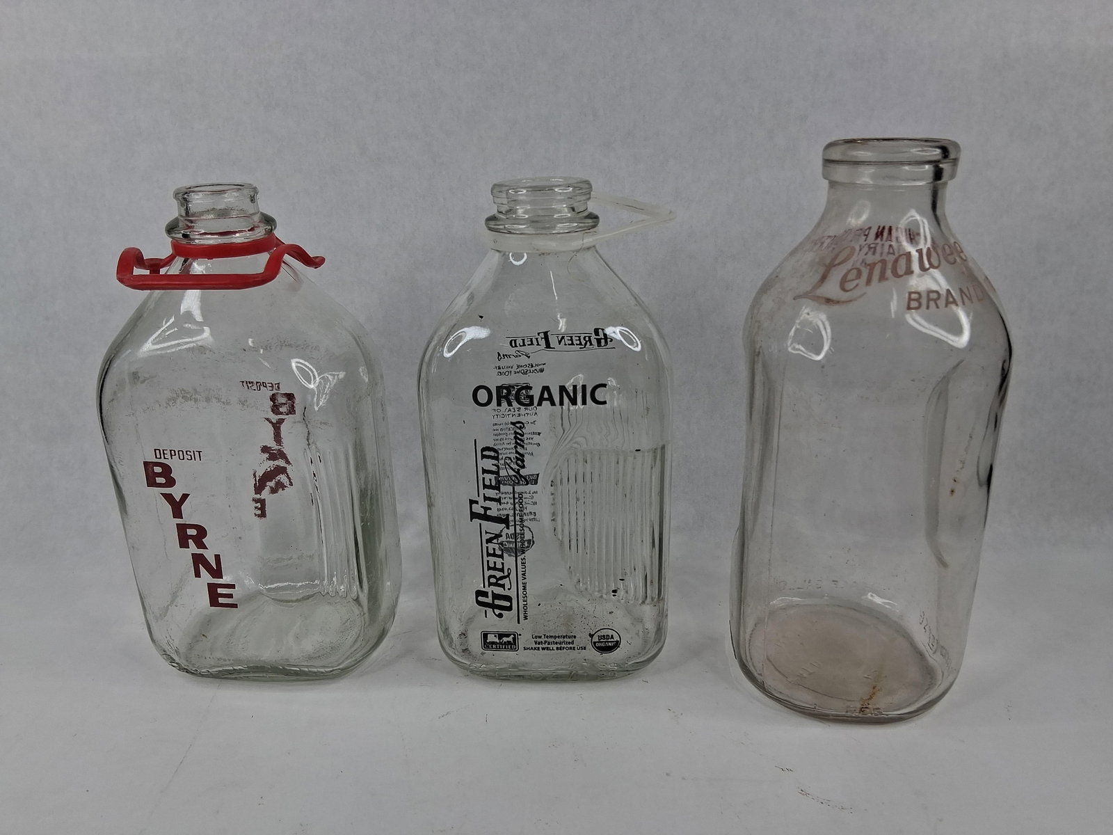 Set 3 American Dairy Bottles w/ Labels (1 of 6)