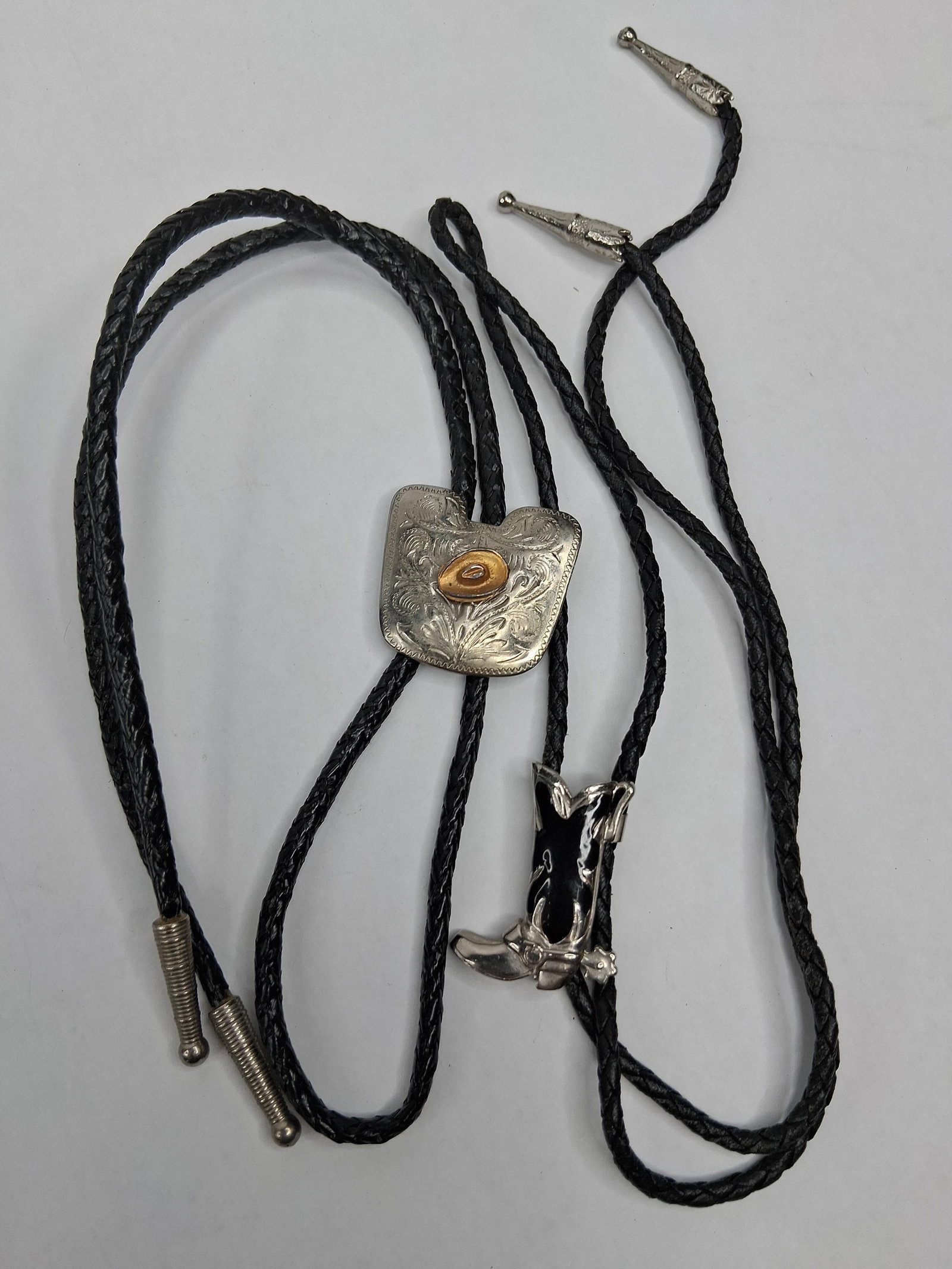 Western Double Slide Bolo w/ Hat & Boot (1 of 4)