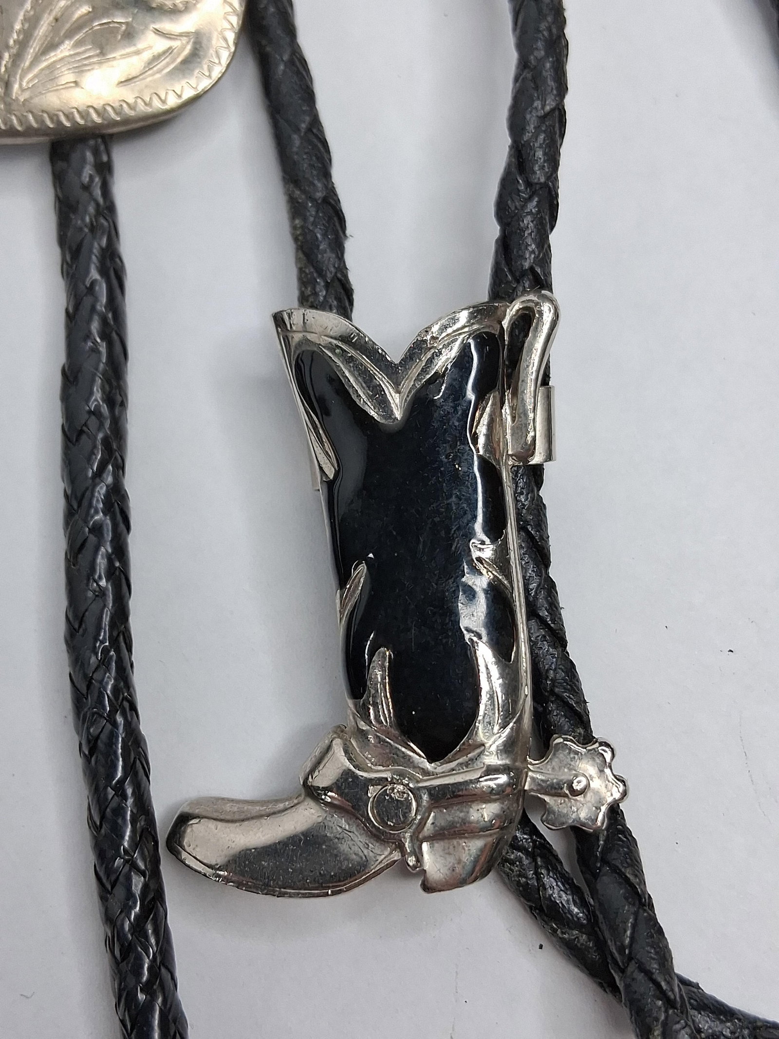 Western Double Slide Bolo w/ Hat & Boot - 3