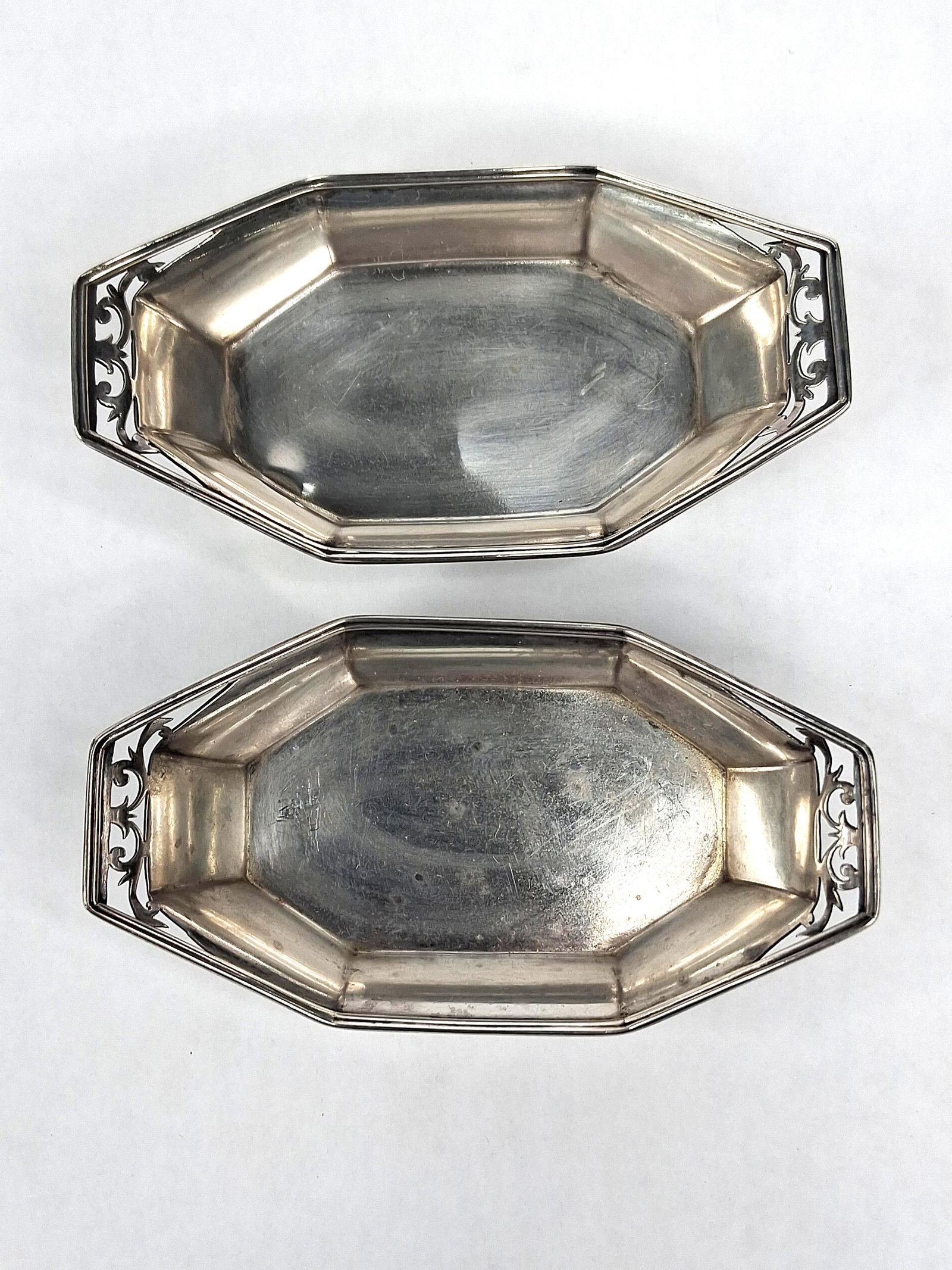 Pair Gorham Str. Salt Cellars & Spoons - 3