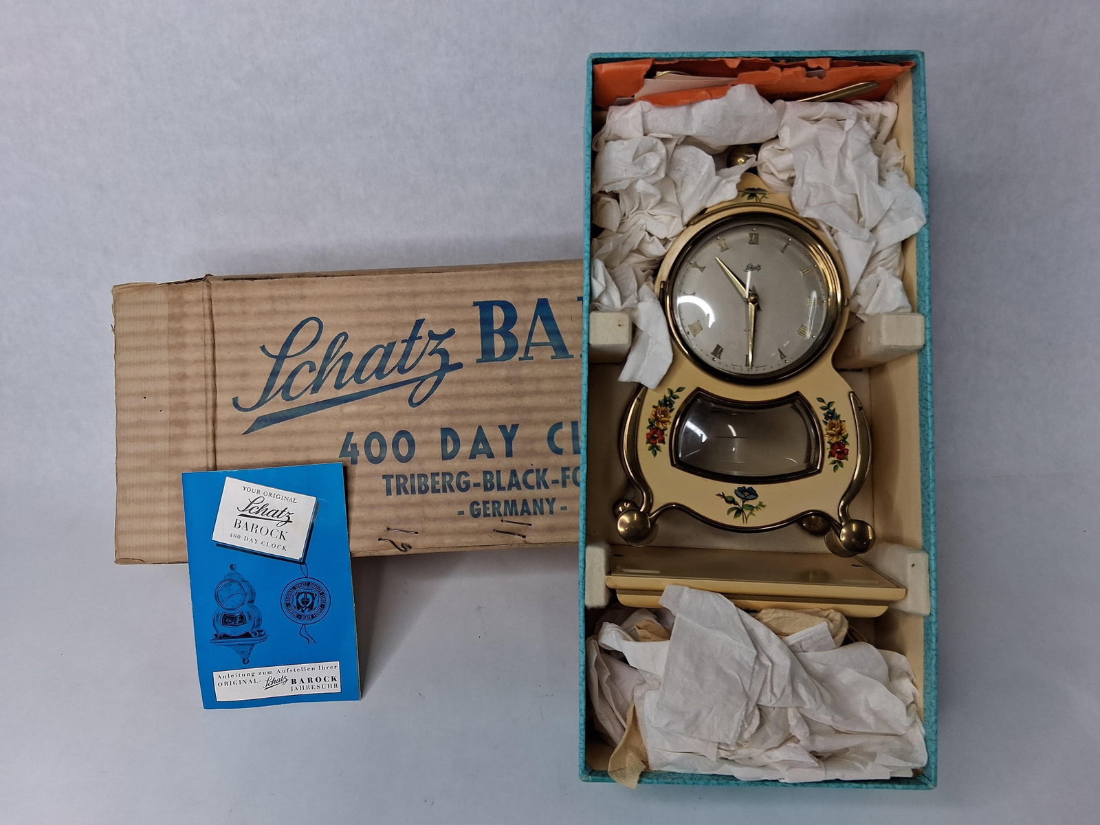Schatz Barock 400-Day Clock w/ Bracket (1 of 5)