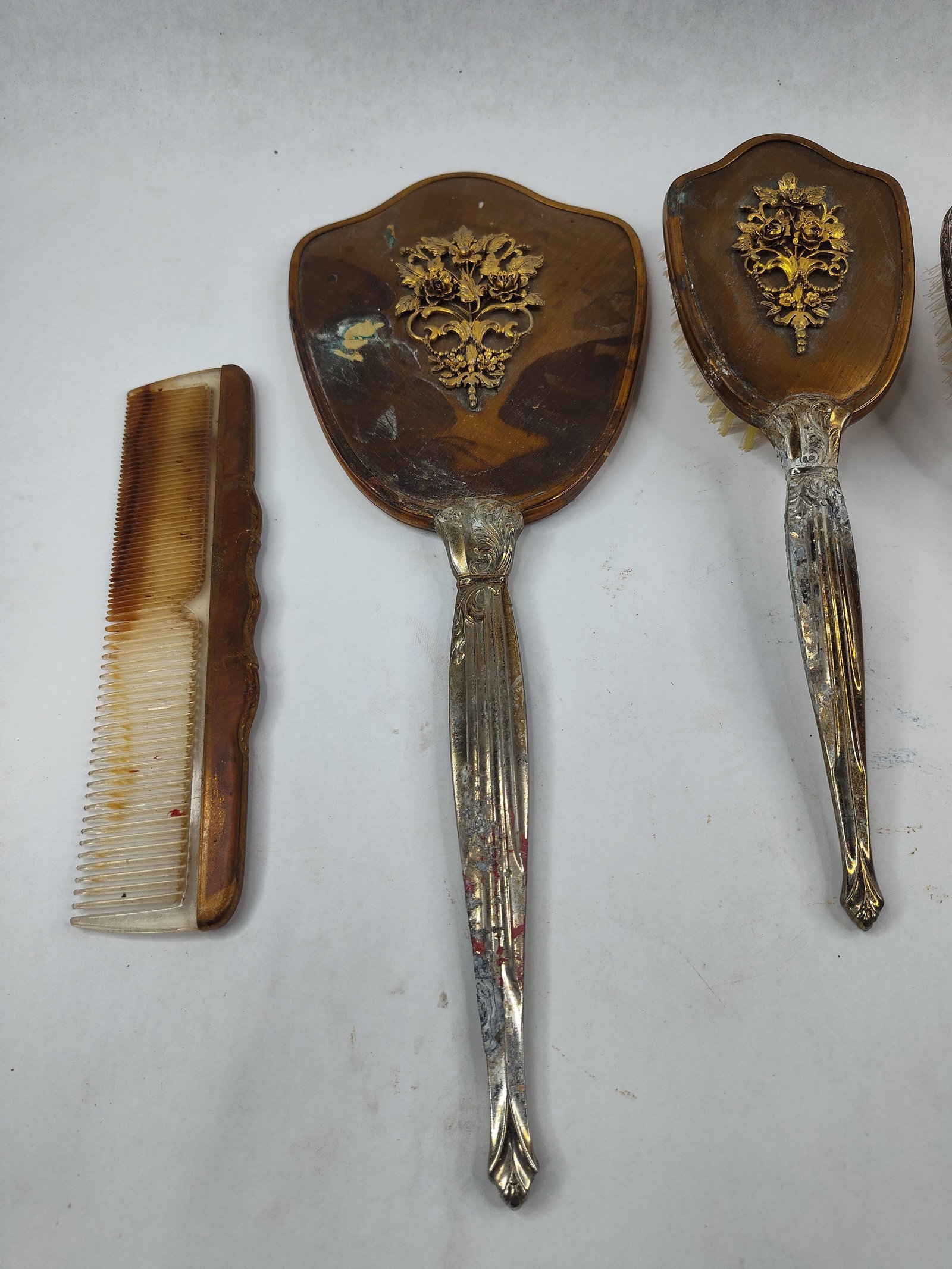 Vtg Hollywood Regency Vanity Access - 3