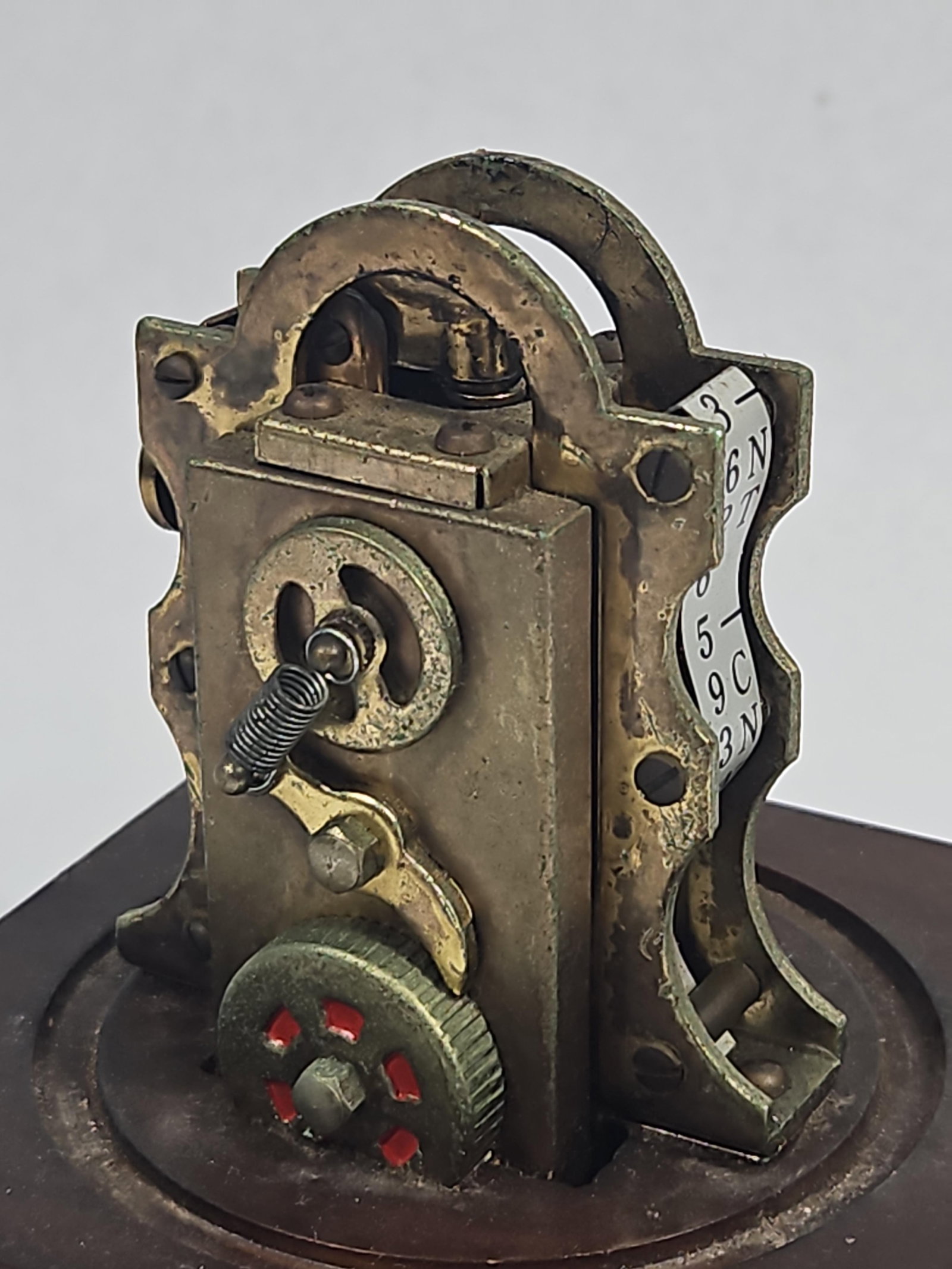 Edison Stock Ticker Brass Table Lighter - 10