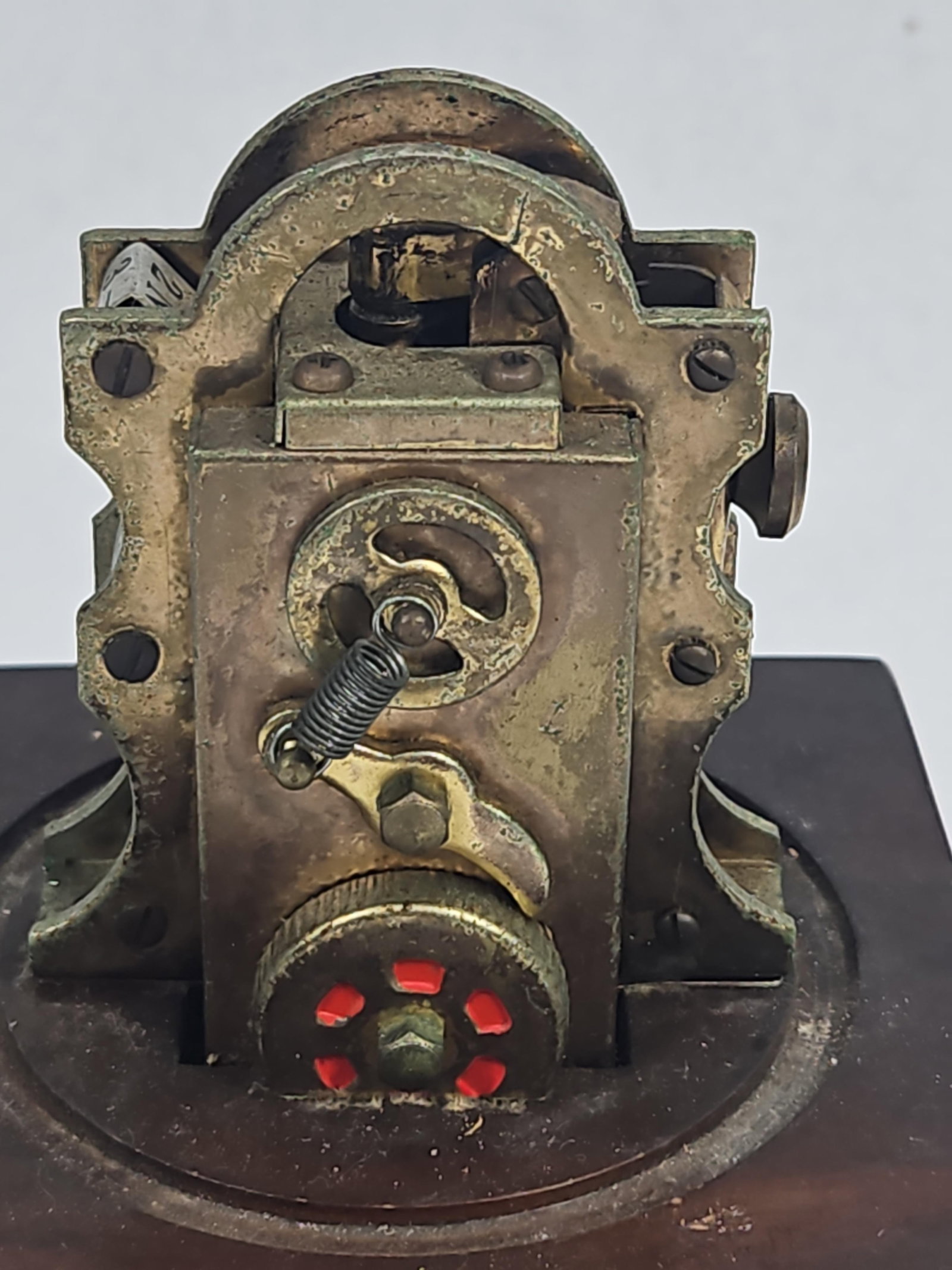 Edison Stock Ticker Brass Table Lighter - 8