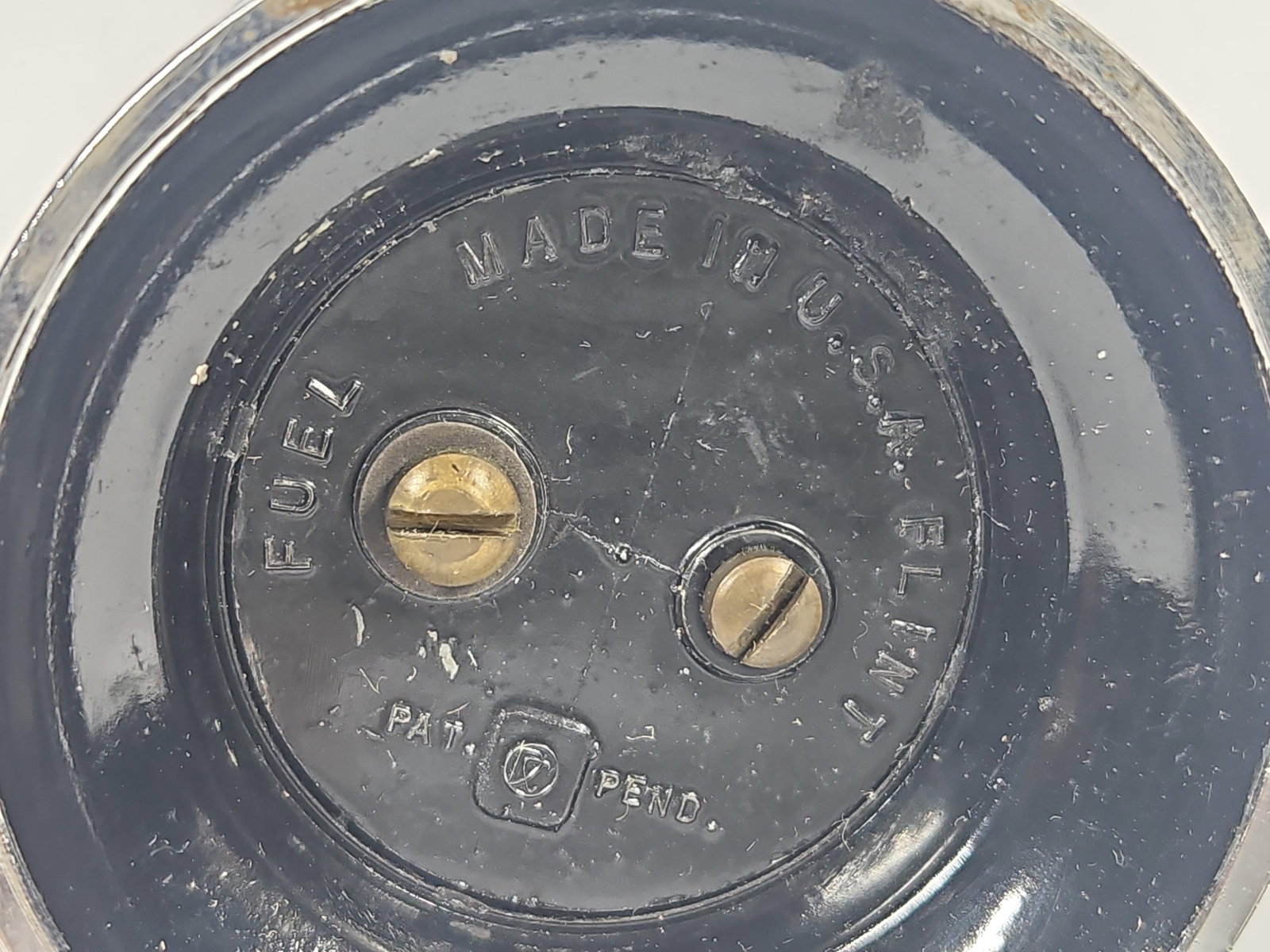 Pair American Ship Wheel Table Lighters - 6