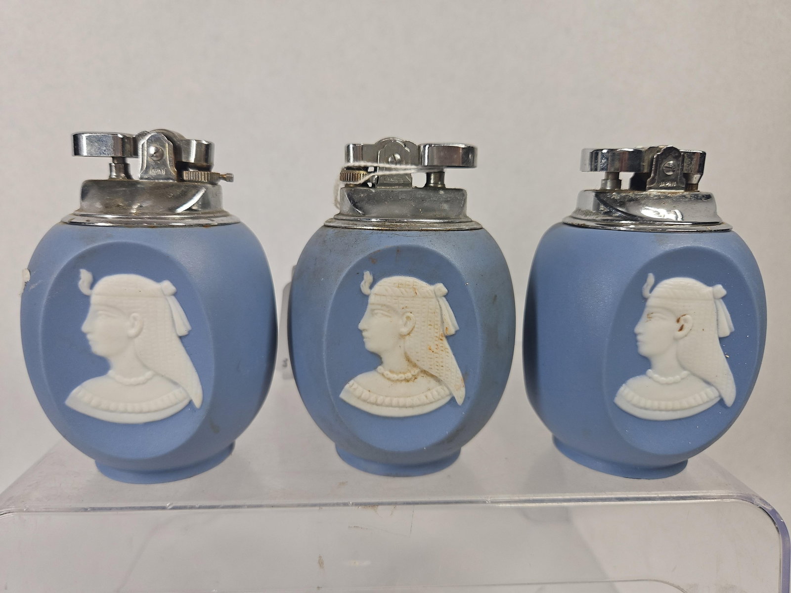 3 Penguin Japan Egyptian Table Lighters (1 of 5)