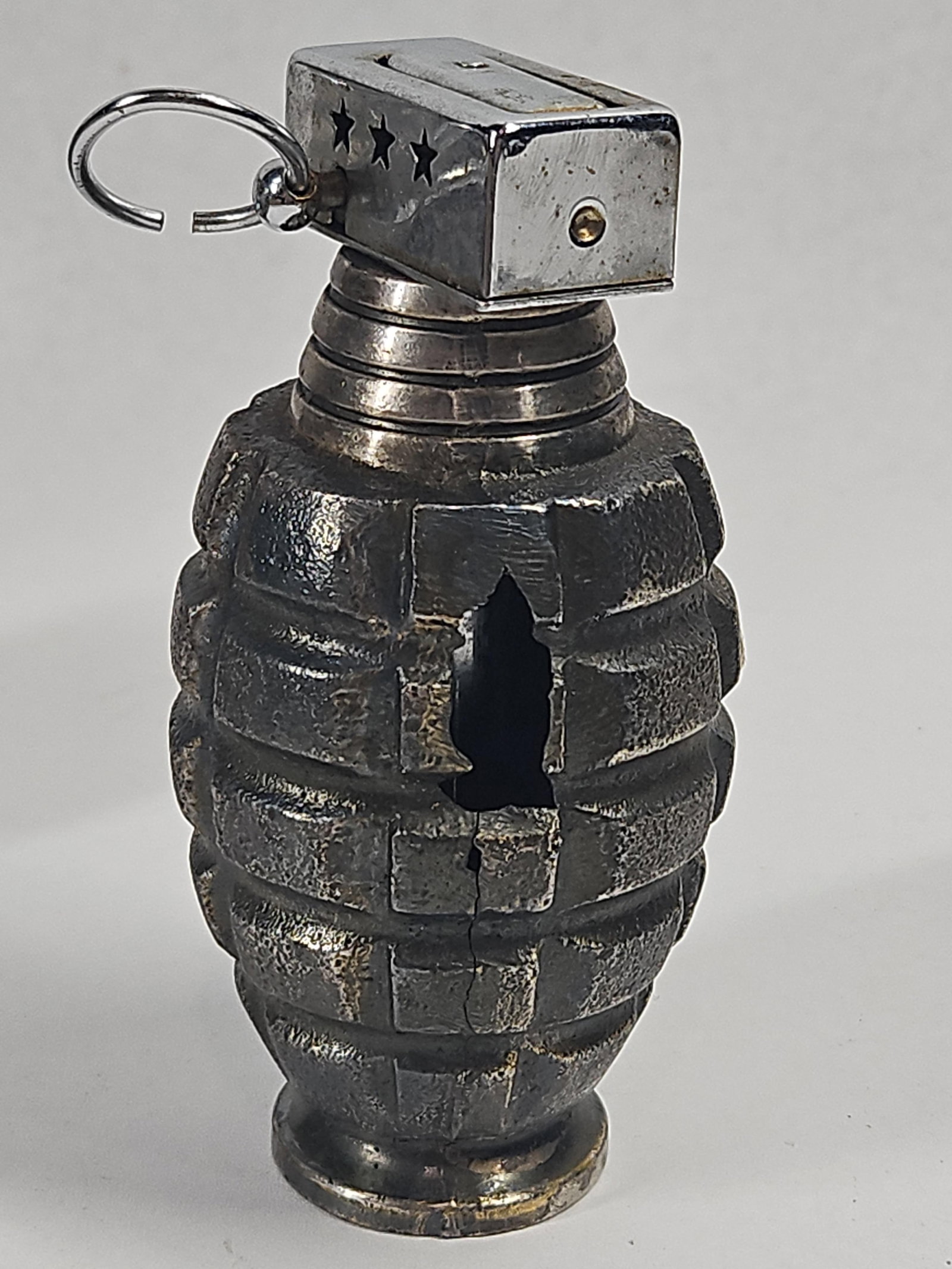 3 P.G.L. Hand Grenade Table Lighters - 3