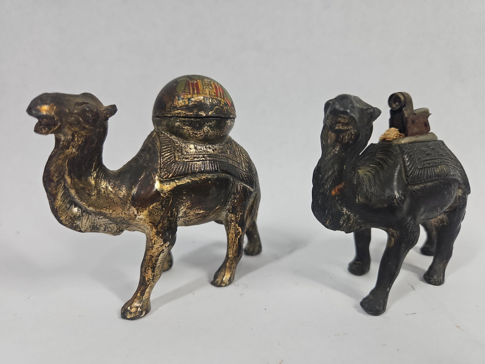 Two English Camel Lighters w/ 1934 Fair (1 of 9)