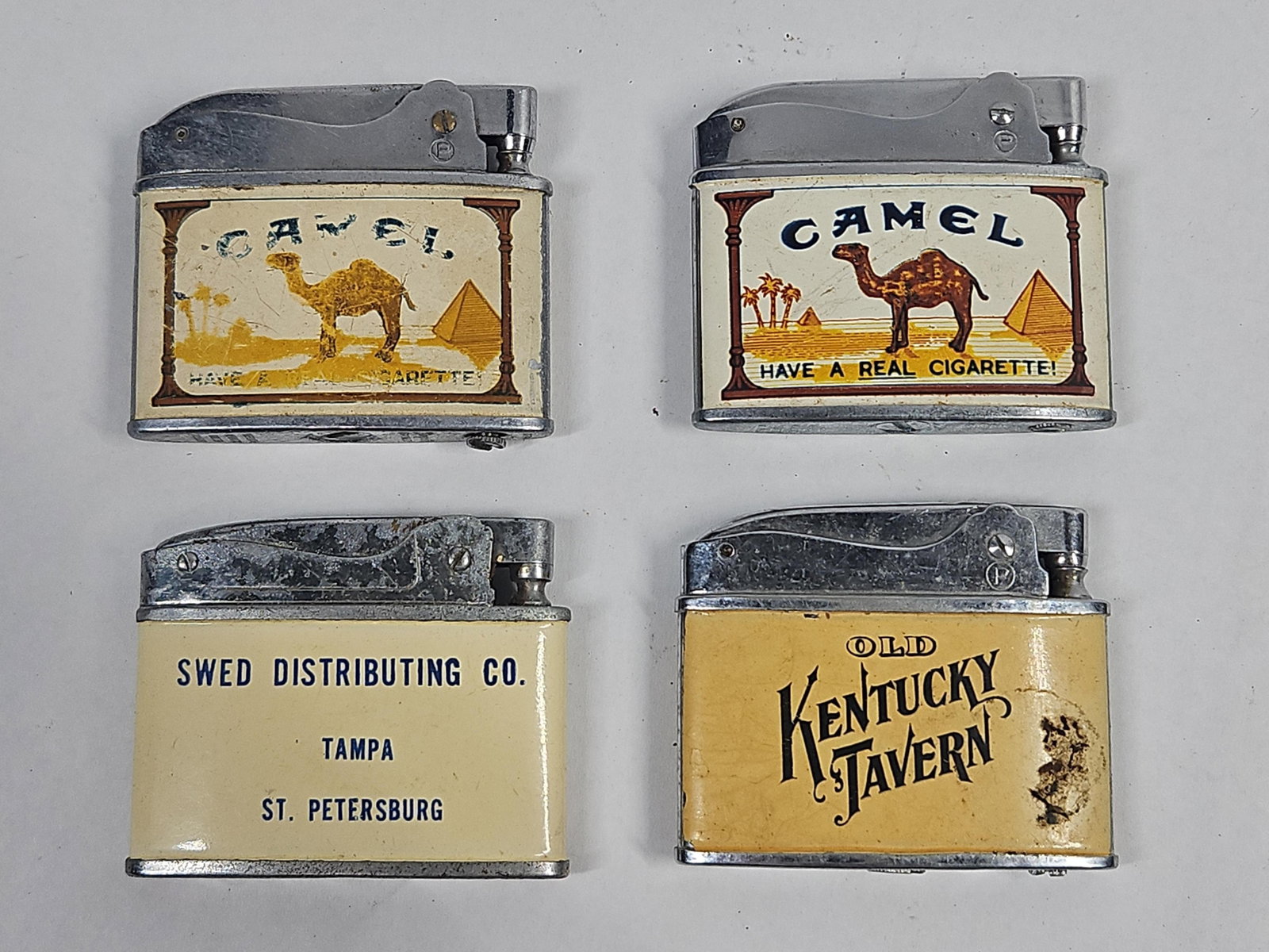 Set 4 Penguin & Ruby Japanese Lighters (1 of 9)