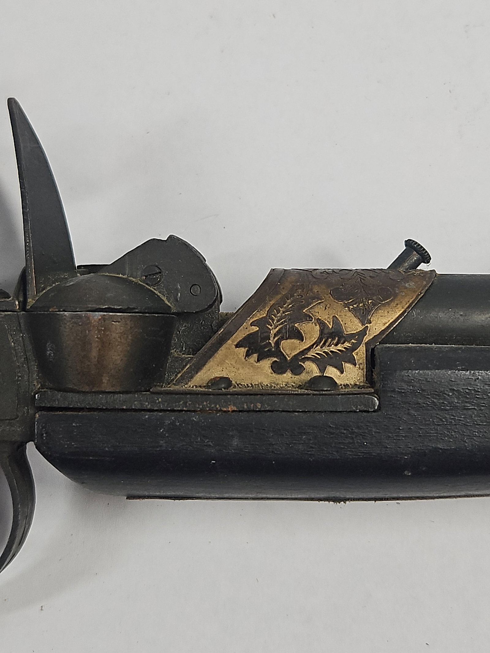 Italian Flintlock Form Table Lighter - 6
