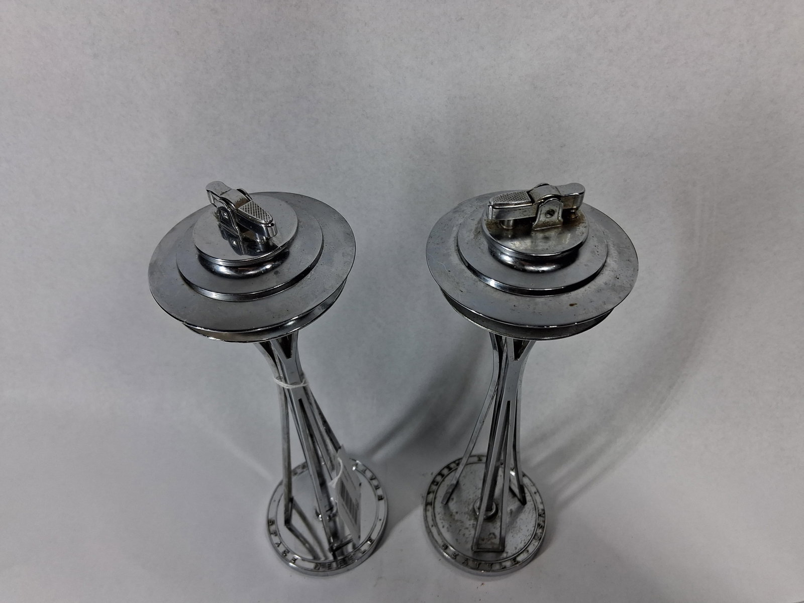 Pair Needle Light Space Needle Lighters - 2