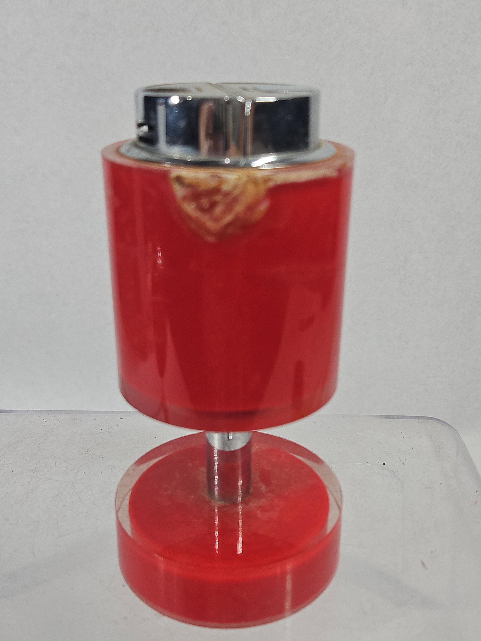 Ritepoint & Scripto Red Chrome Lighters - 6
