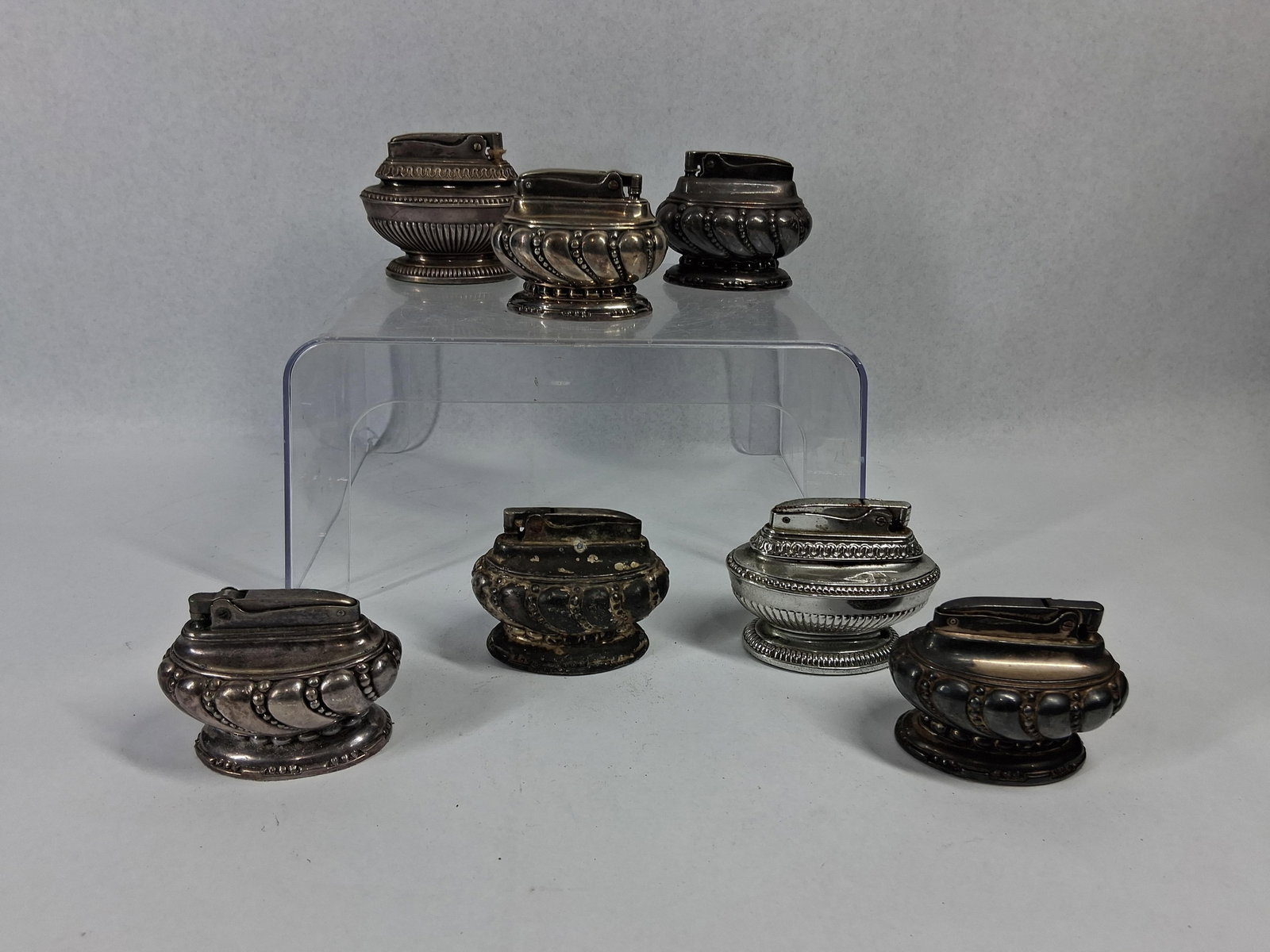 Ronson Silver-Plated Table Lighters (1 of 10)