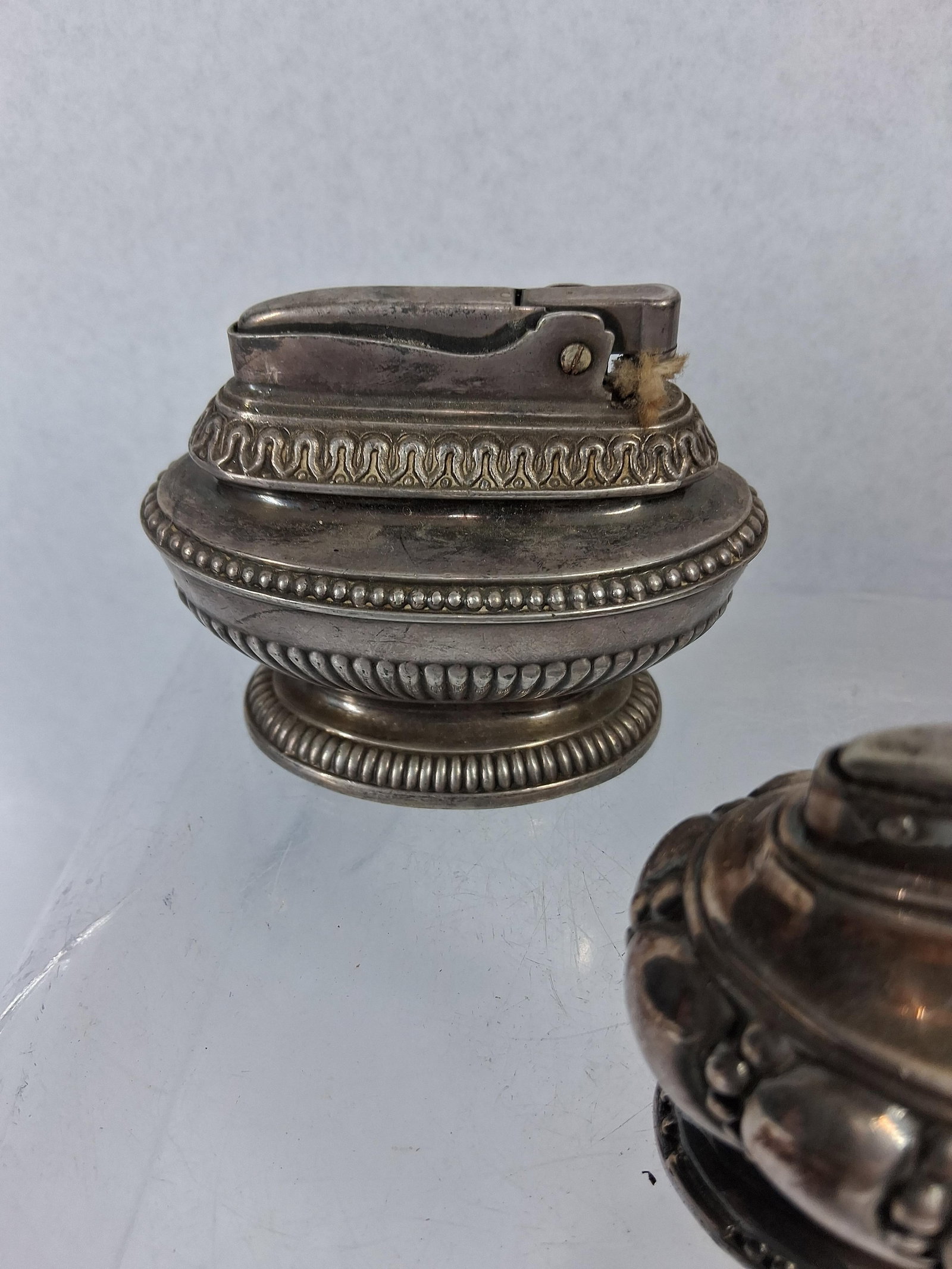 Ronson Silver-Plated Table Lighters - 3
