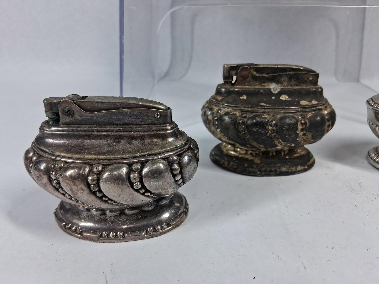 Ronson Silver-Plated Table Lighters - 7
