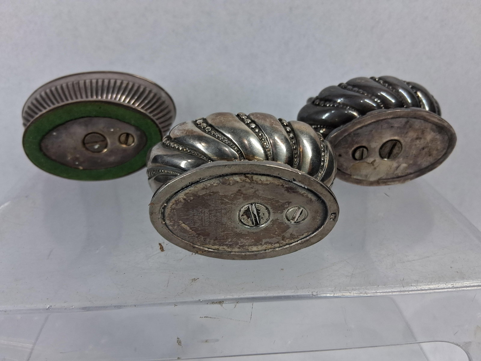 Ronson Silver-Plated Table Lighters - 8