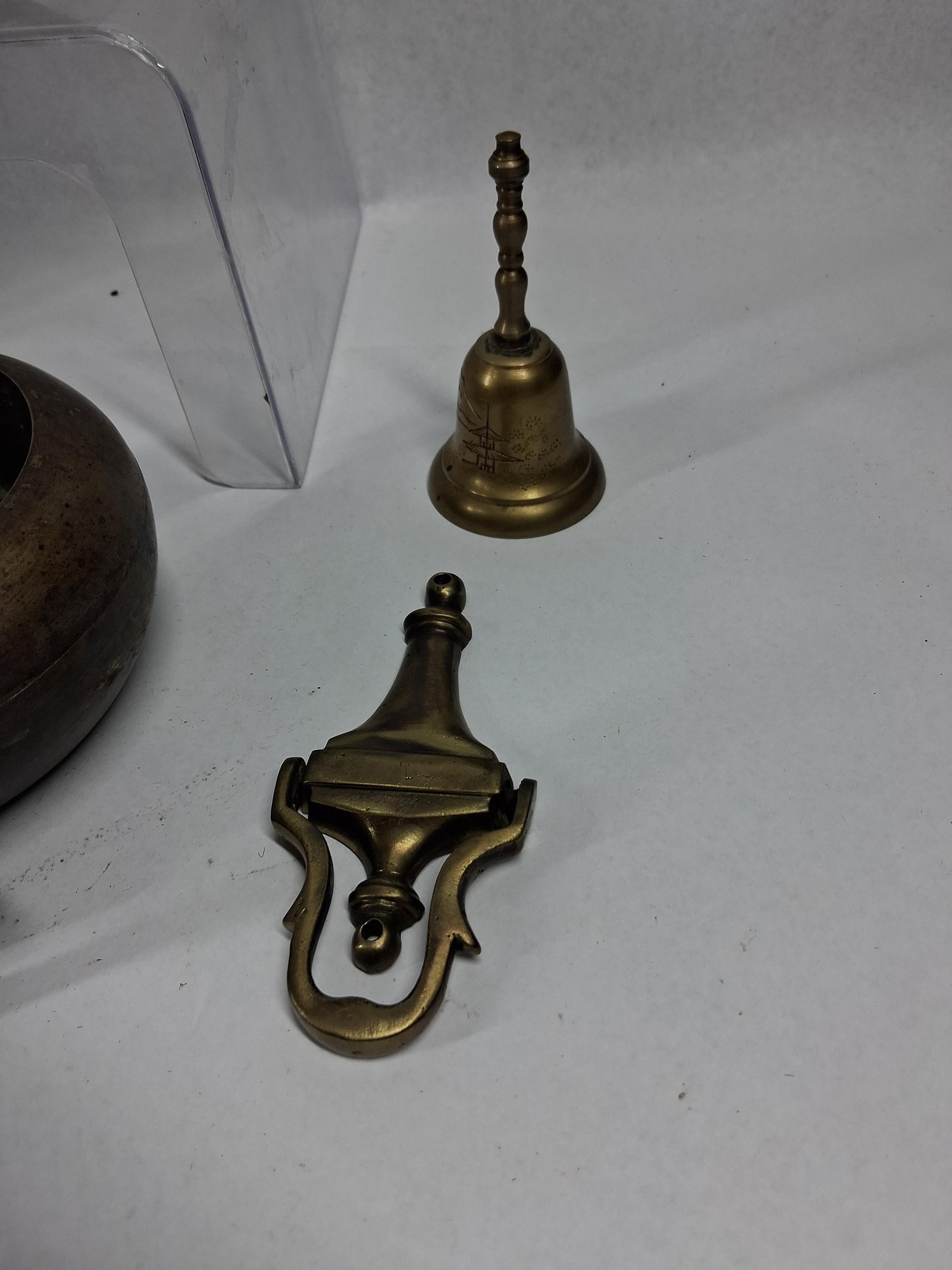 Set 8 Chinese Export Cast Brass Objects - 3