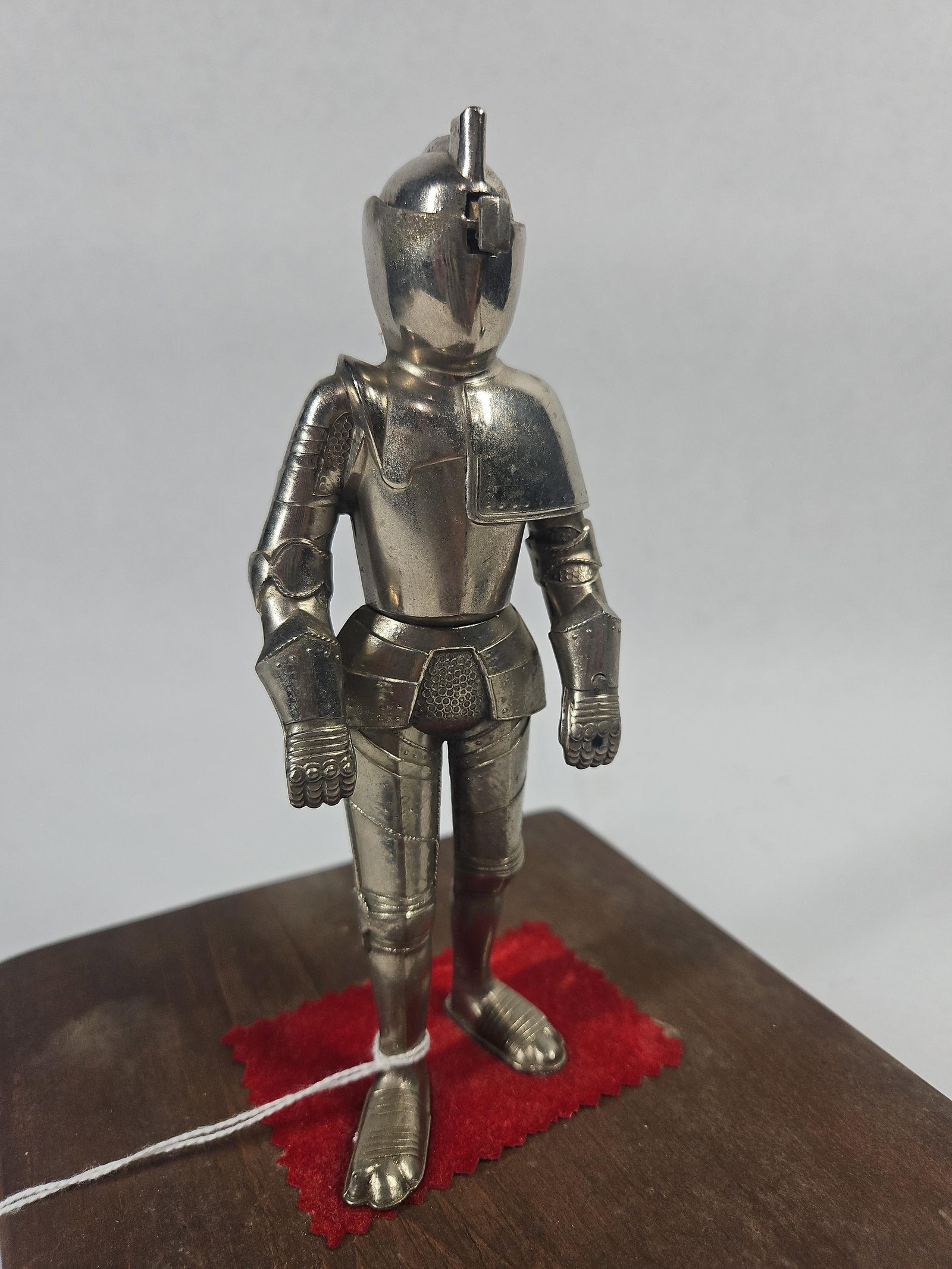 Chrome Medieval Knight Table Lighter - 2