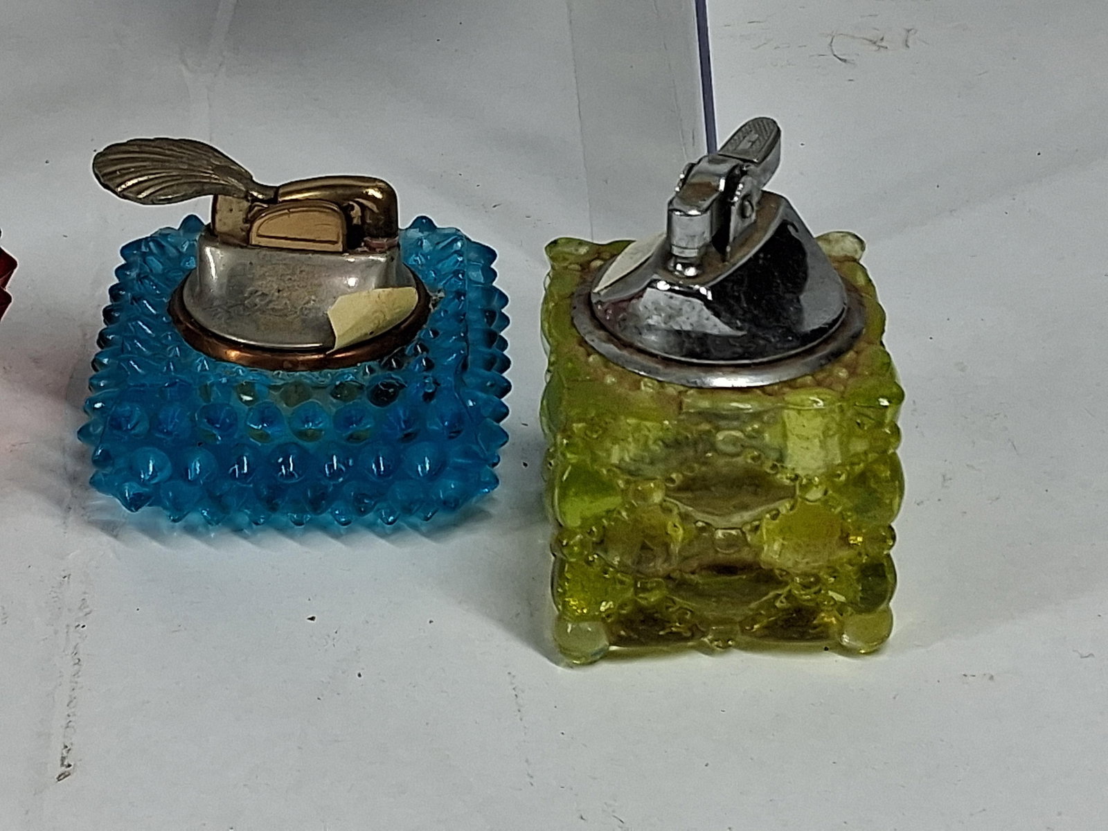8 Assorted Vtg Glass Table Lighters - 2