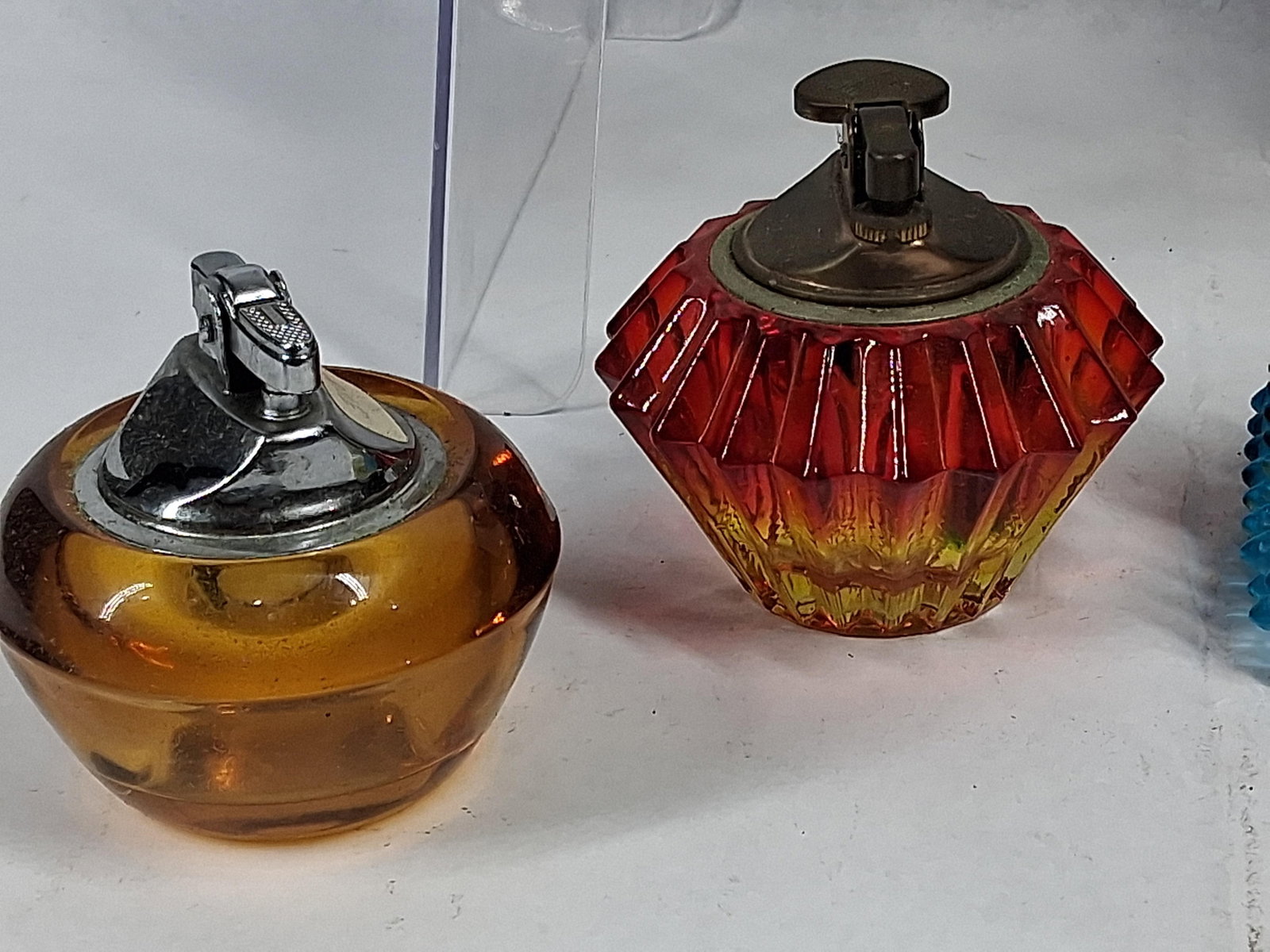 8 Assorted Vtg Glass Table Lighters - 3